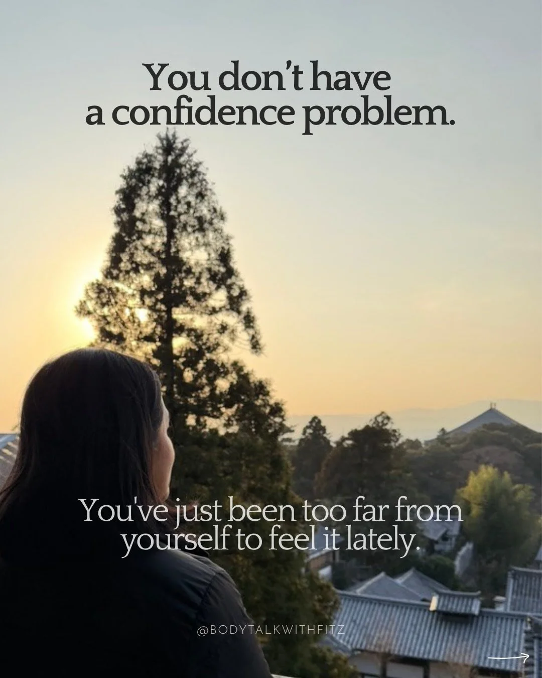 Honestly the most common thing I hear from people I work with isn&rsquo;t &ldquo;I don&rsquo;t know what I want.&rdquo;

It&rsquo;s &ldquo;I know what I want. I just don&rsquo;t trust myself enough to go for it.&rdquo;

That&rsquo;s not a confidence 