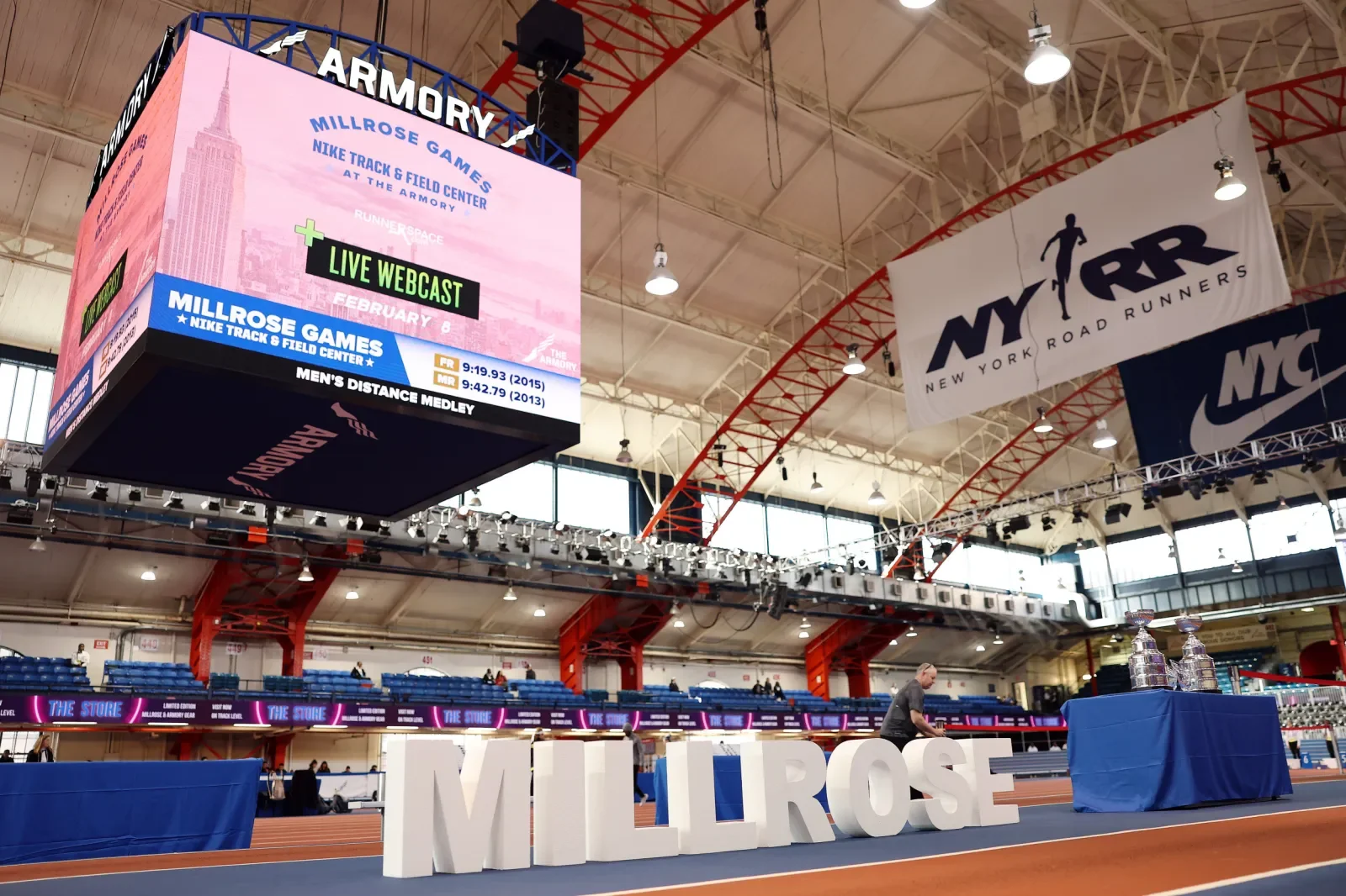 General view during the 117th Millrose Games at The Armory Track on February 08, 2025 in New York City. Photo by Sarah Stier/Getty Images | Photo by Sarah Stier/Getty Images