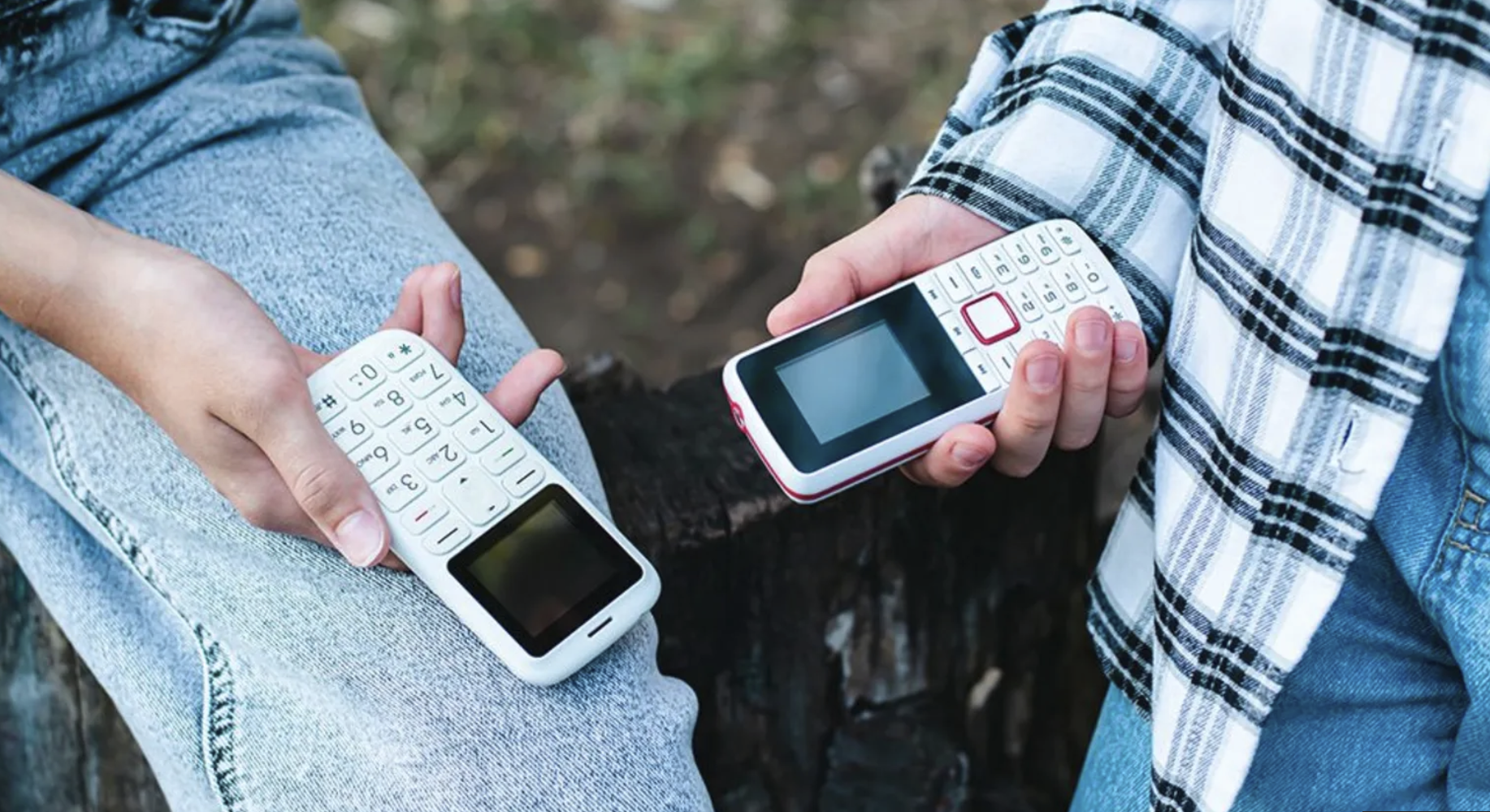 Two dumb phones