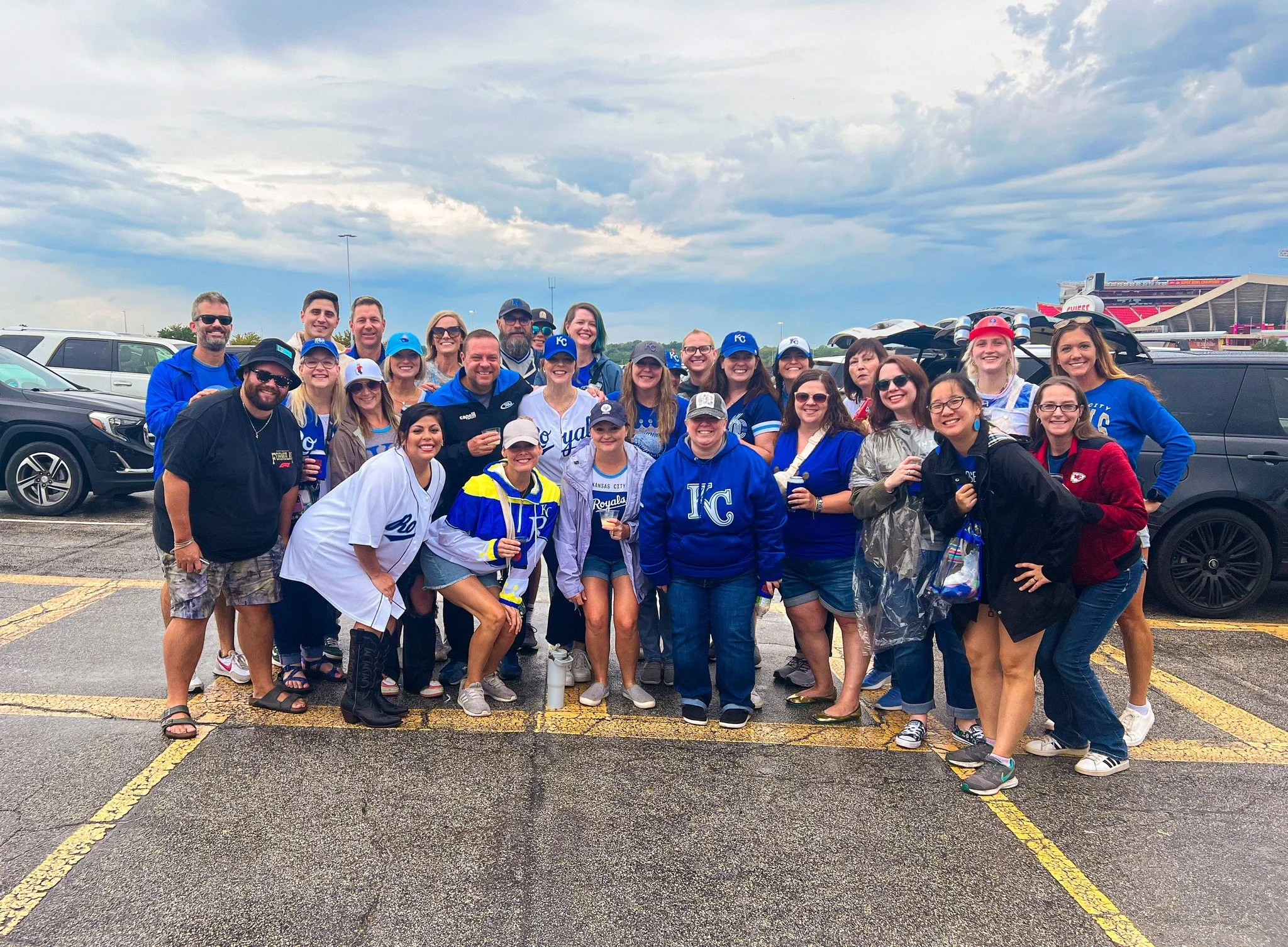 Nothing like a day at the K with this crew. Food, drinks, a little friendly competition...we call that a home run.