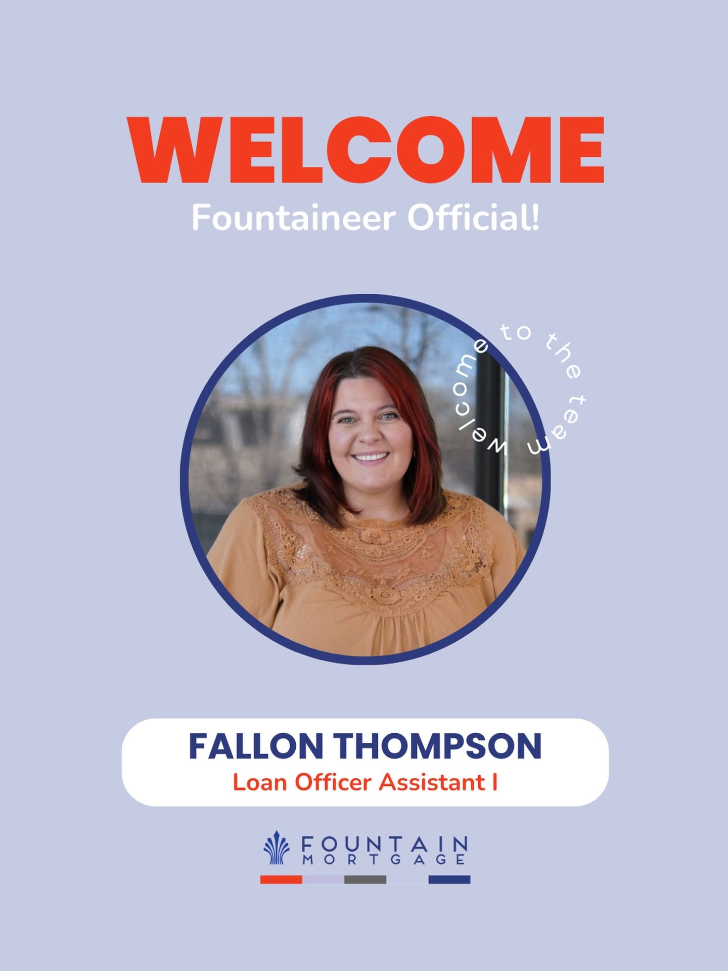 Help us give a warm welcome to Fallon Thompson, our newest Loan Officer Assistant! 👏

Fallon joins our team with an extensive background in real estate title, bringing a wealth of knowledge and experience to help our clients navigate the homebuying 