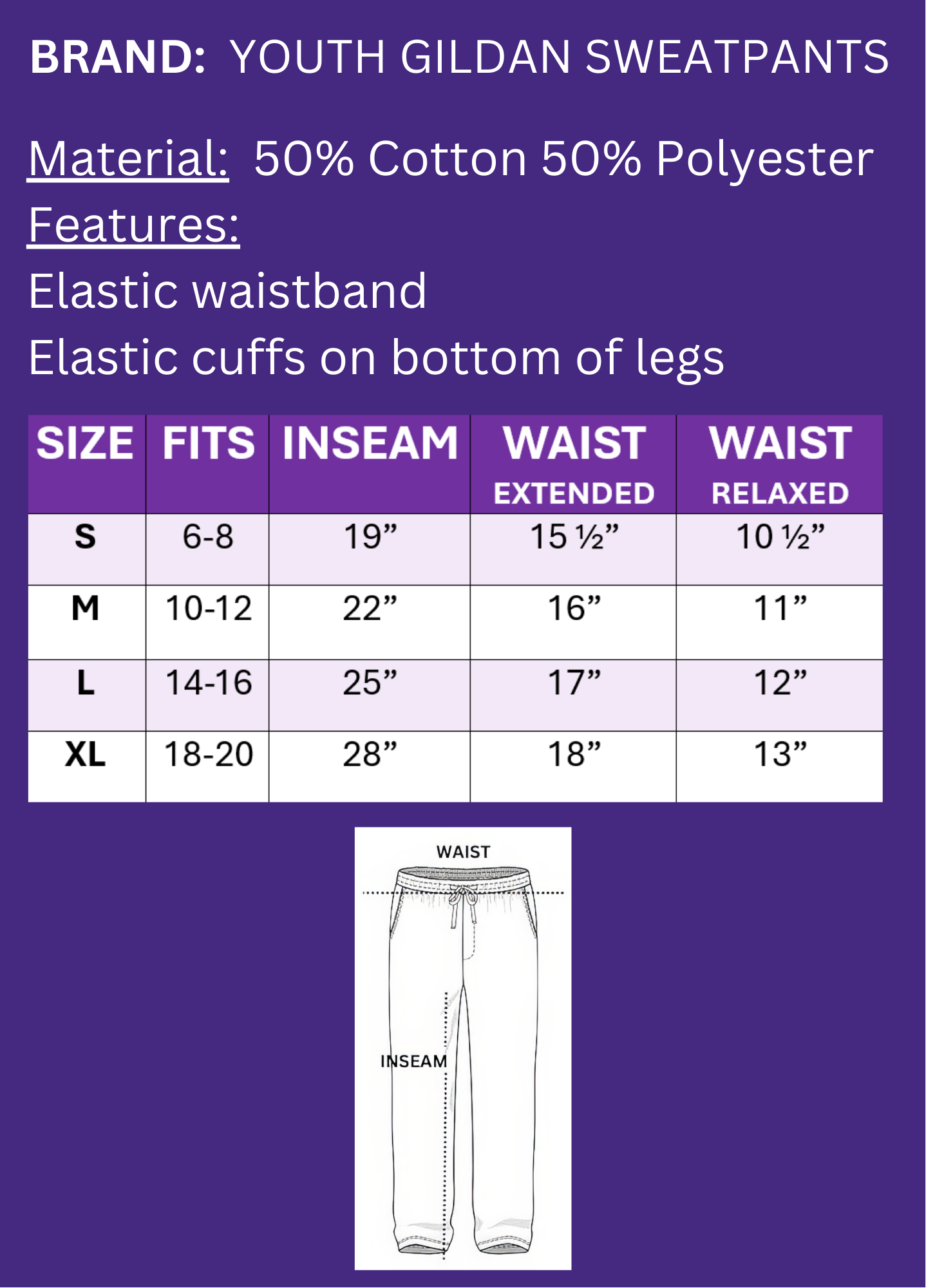 Youth Gildan sweatpants size chart.png