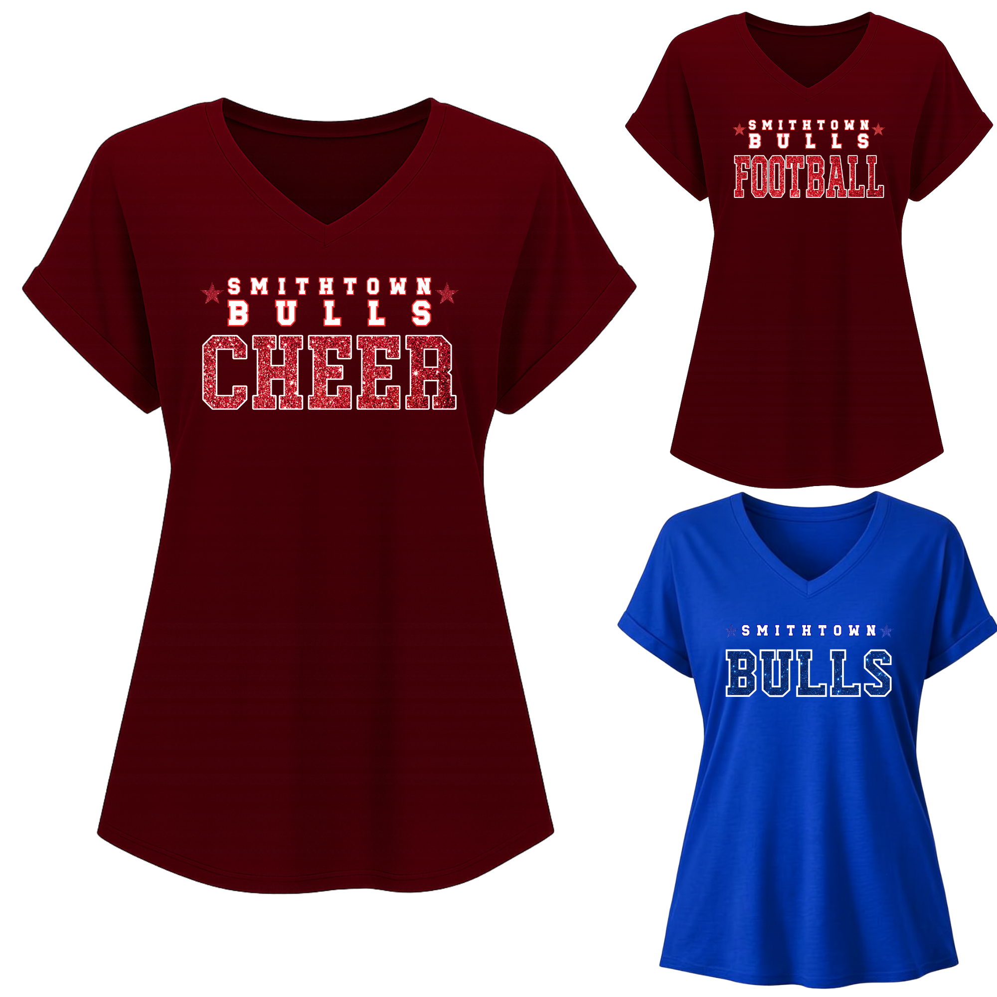 Bulls V-Neck T-Shirt