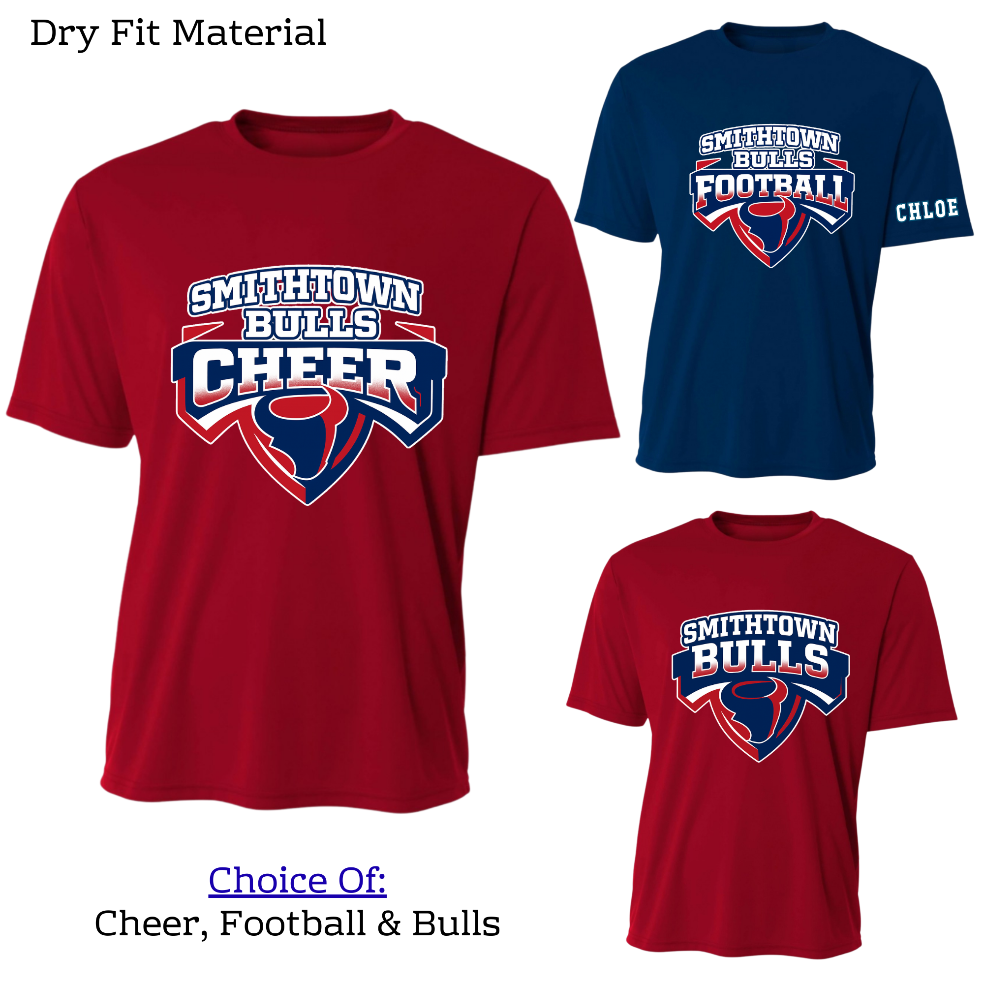 Smithtown Bulls Dryfit