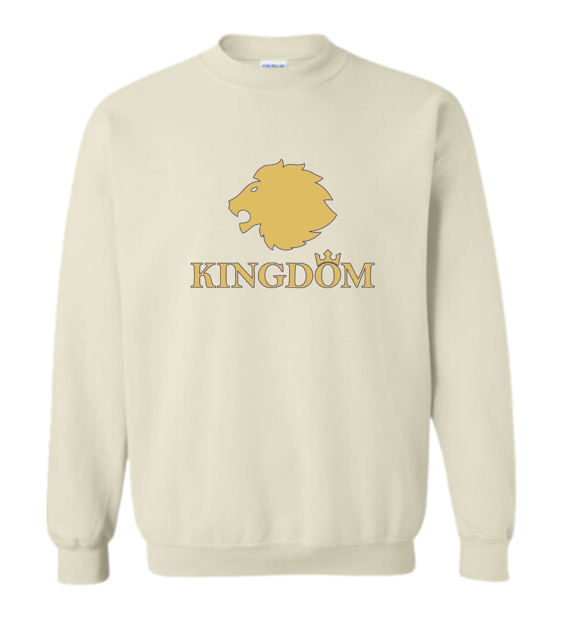 Adult Tan Crew Sweatshirt