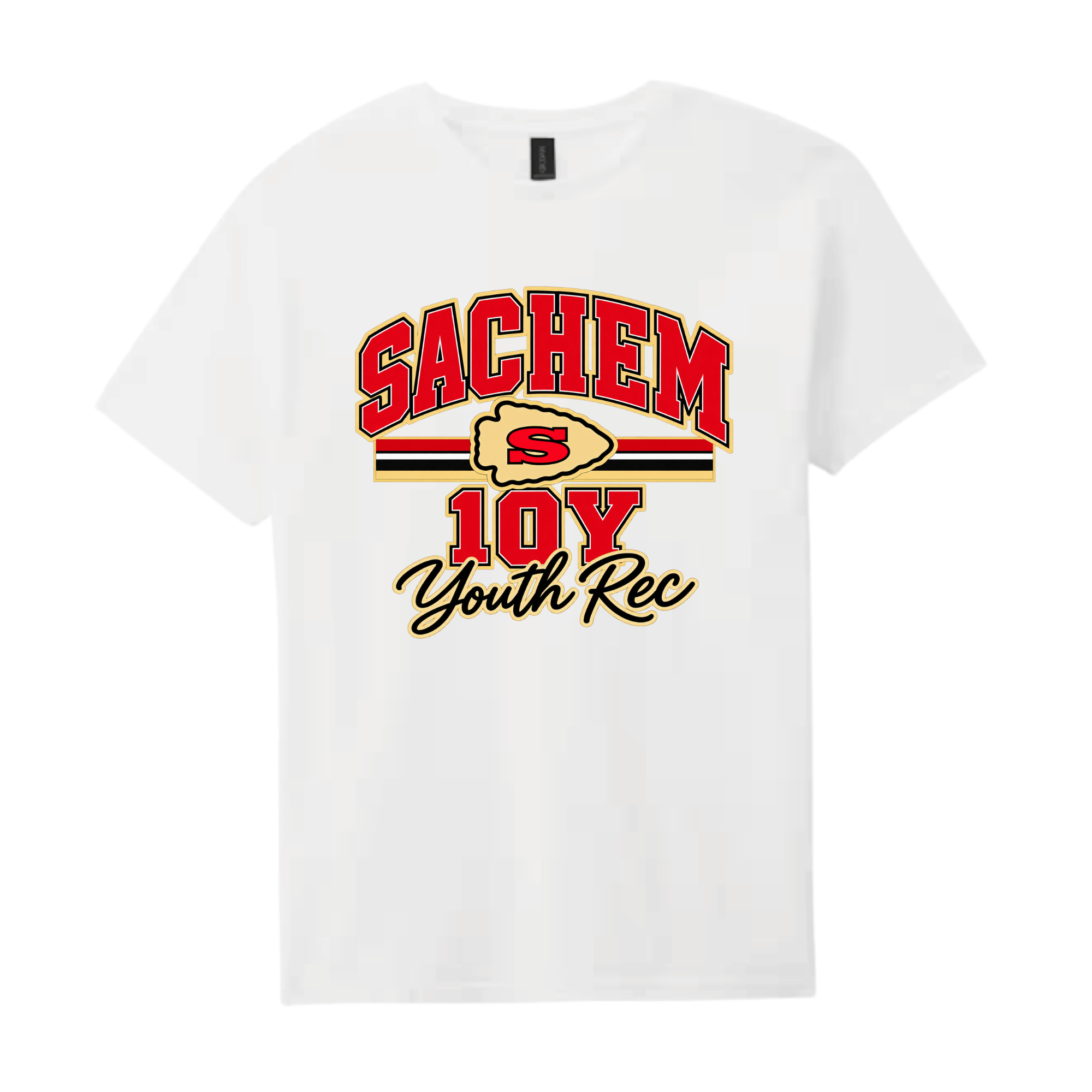 10Y Youth Rec Script T-shirt