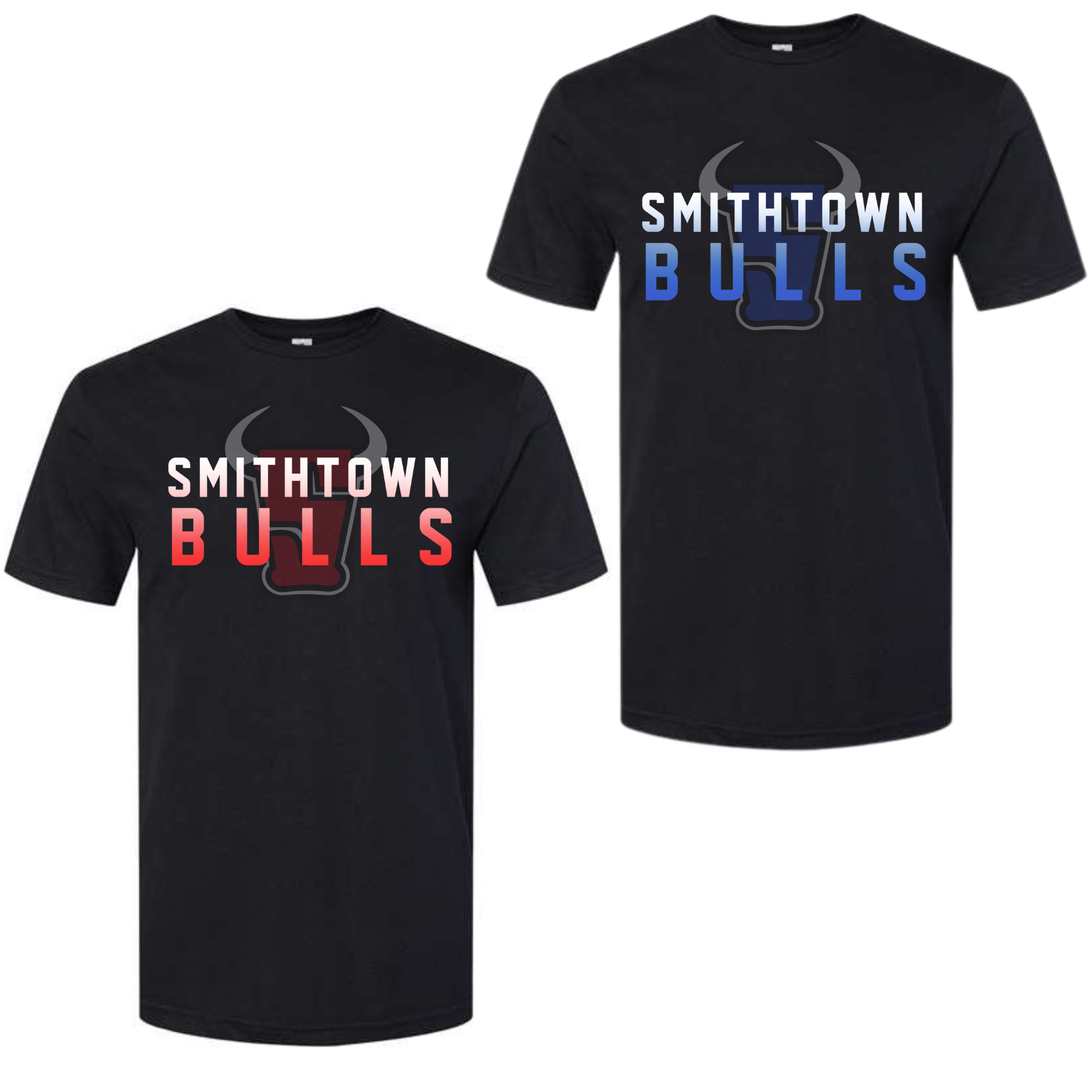 Smithtown Bulls Ombre T-Shirt