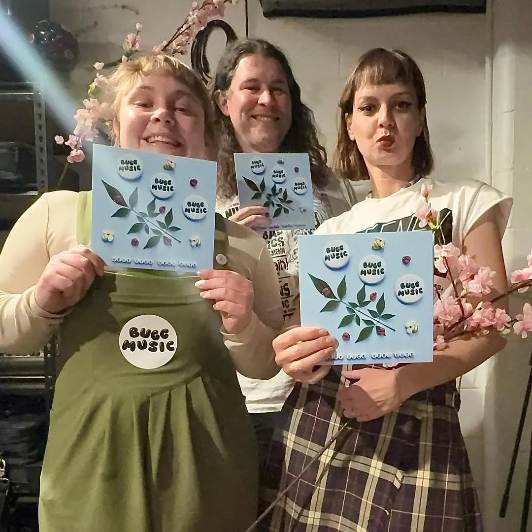 Tonight! Bubblegum punk trio @bugg_music from Gadigal land are in town and playing Gummo for the launch of their debut LP! Joining are a couple of our fav local bands, @dingdingding_music (FKA Zig Zag) &amp; @captain_beepboop 

Still time to pre-orde