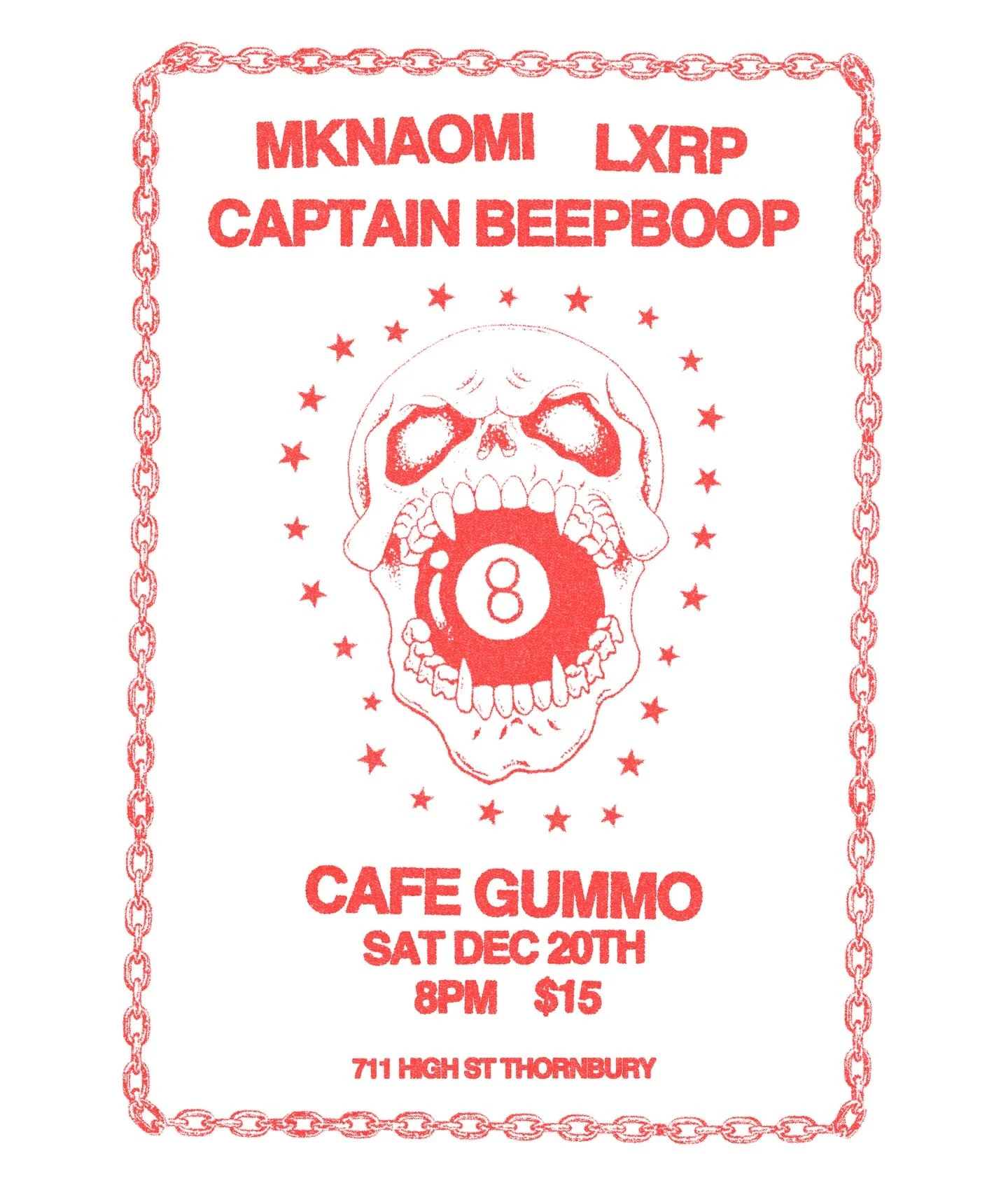 Just announced! Last Saturday night at Gummo for 2025 &amp; we have some of our favourite bands playing! Save the date ❣️