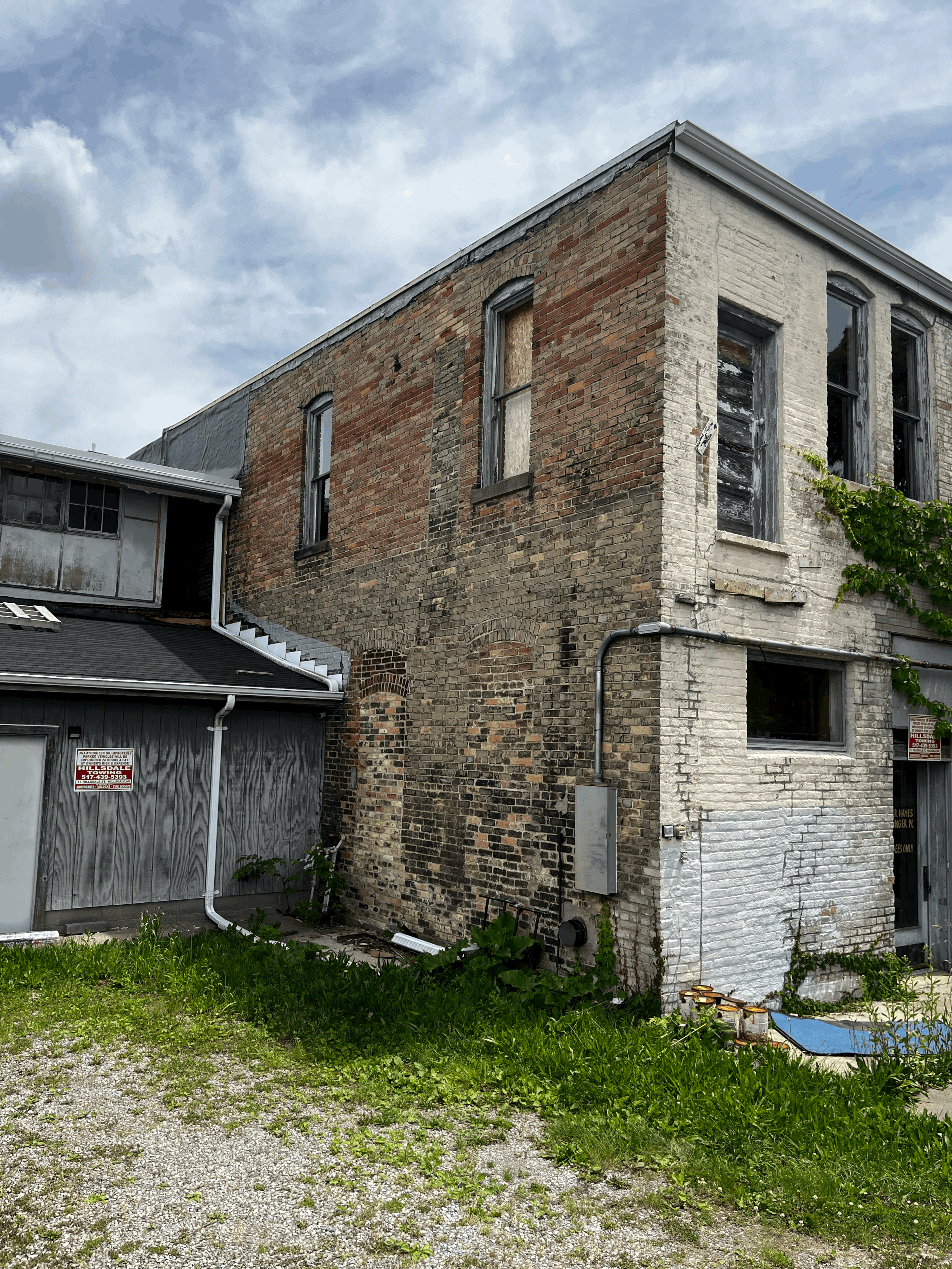 Exterior from Alleyway (before renovation)