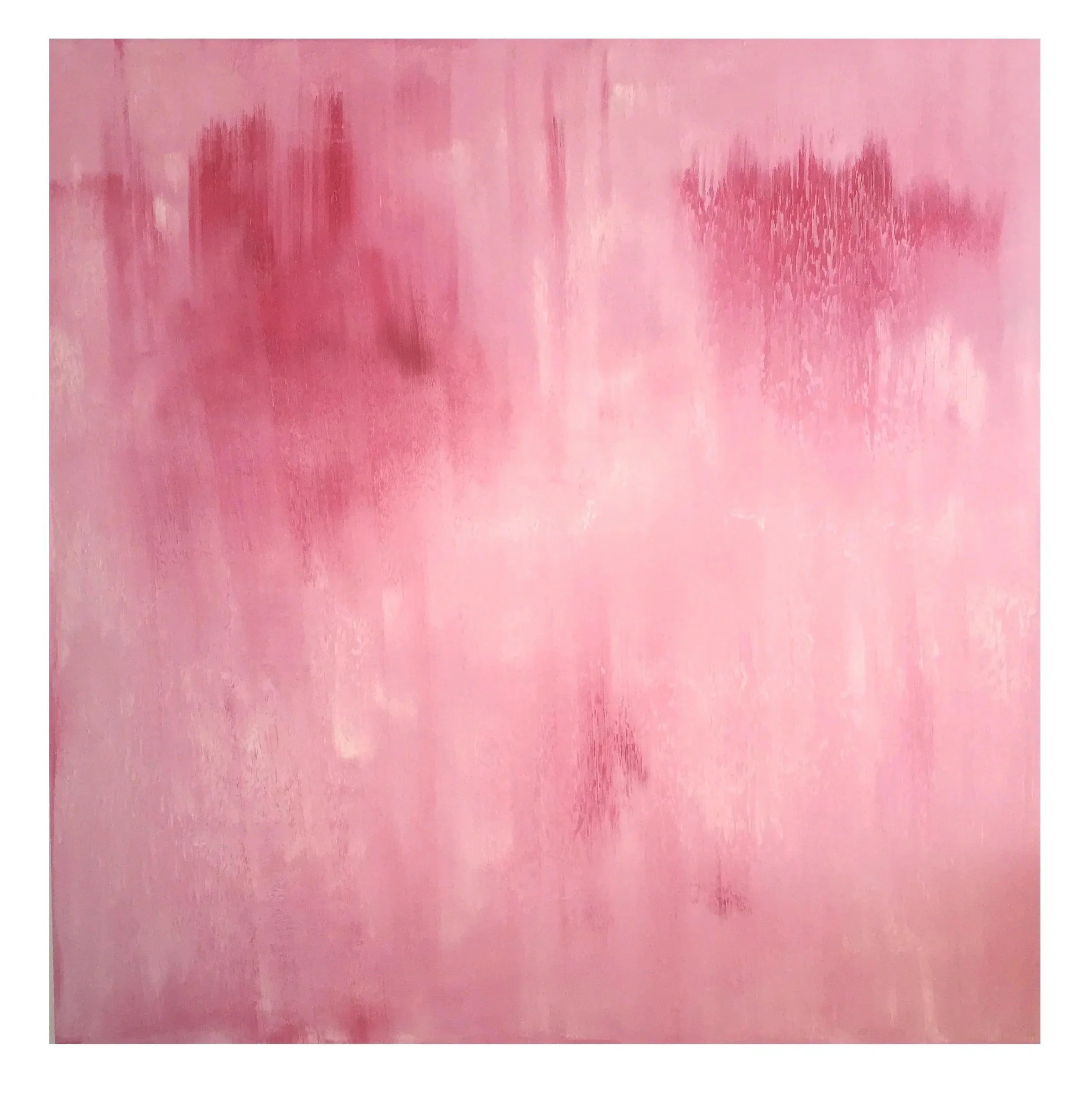 "Lighted center," acrylic on canvas, 5 x 5 feet, 1999