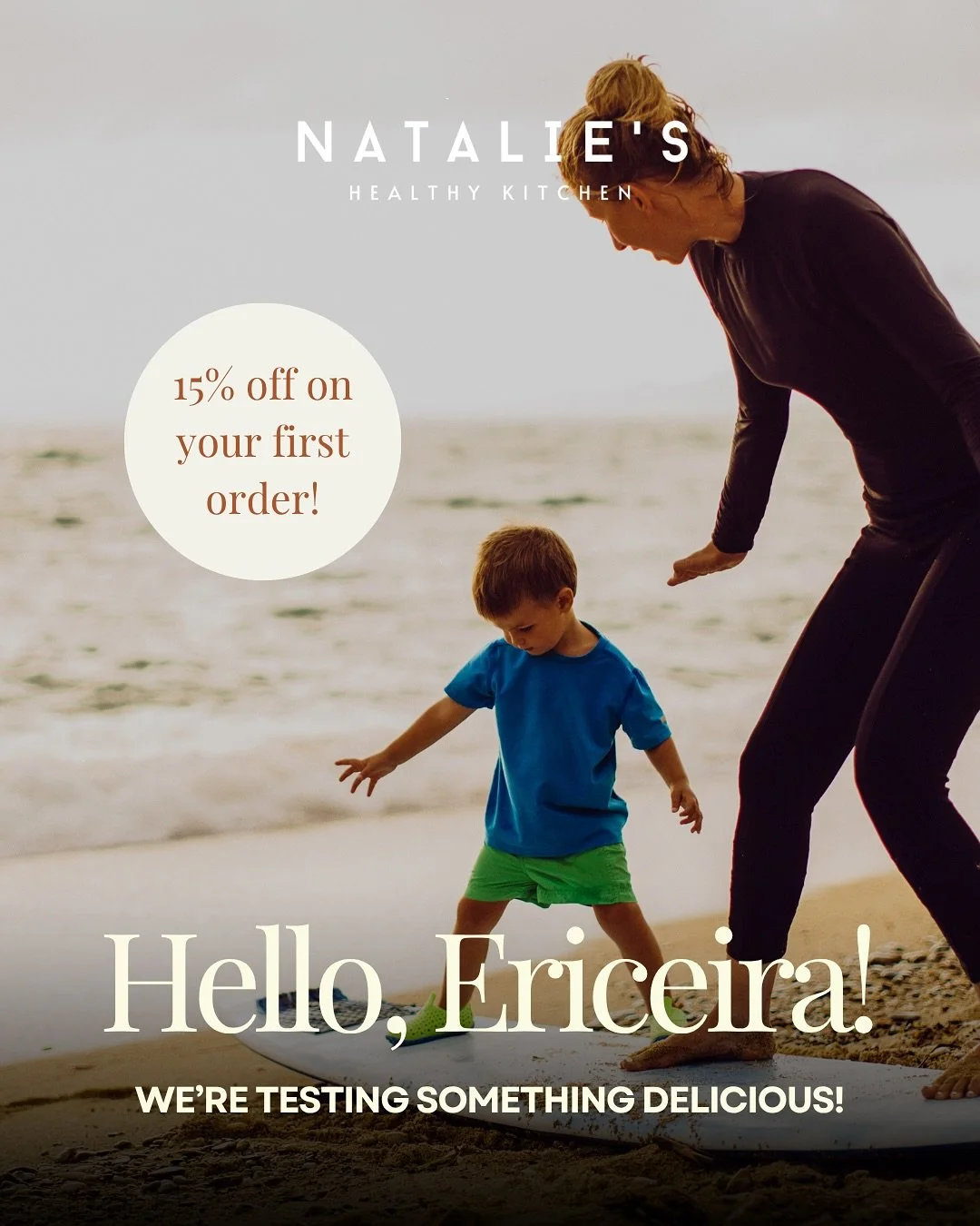 We’re coming to Ericeira! π
On October 20, we’re doing a trial delivery in Ericeira!
If you’ve been missing the convenience of healthy meal-kit deliveries (like HelloFresh) - this is your chance to try it! 
Natalie’s Health