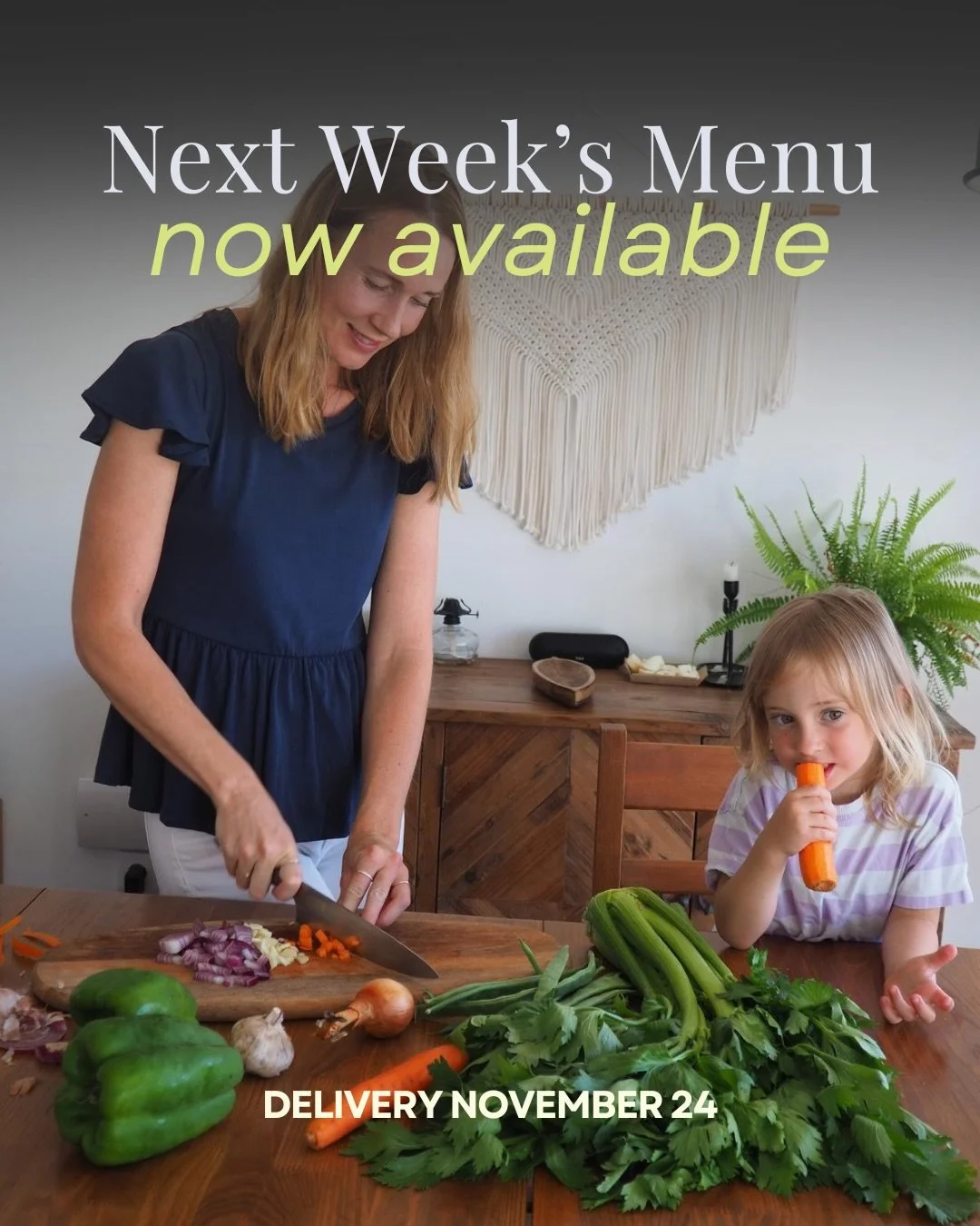 Next week&rsquo;s mealkits are ready to order &mdash; fresh ingredients + easy recipes delivered to your door 🍋✨

🥗 Roasted vegetables with hummus &amp; halloumi
🍠 Red lentil Dahl with roasted sweet potatoes
🐟 One-skillet salmon with lemon orzo O