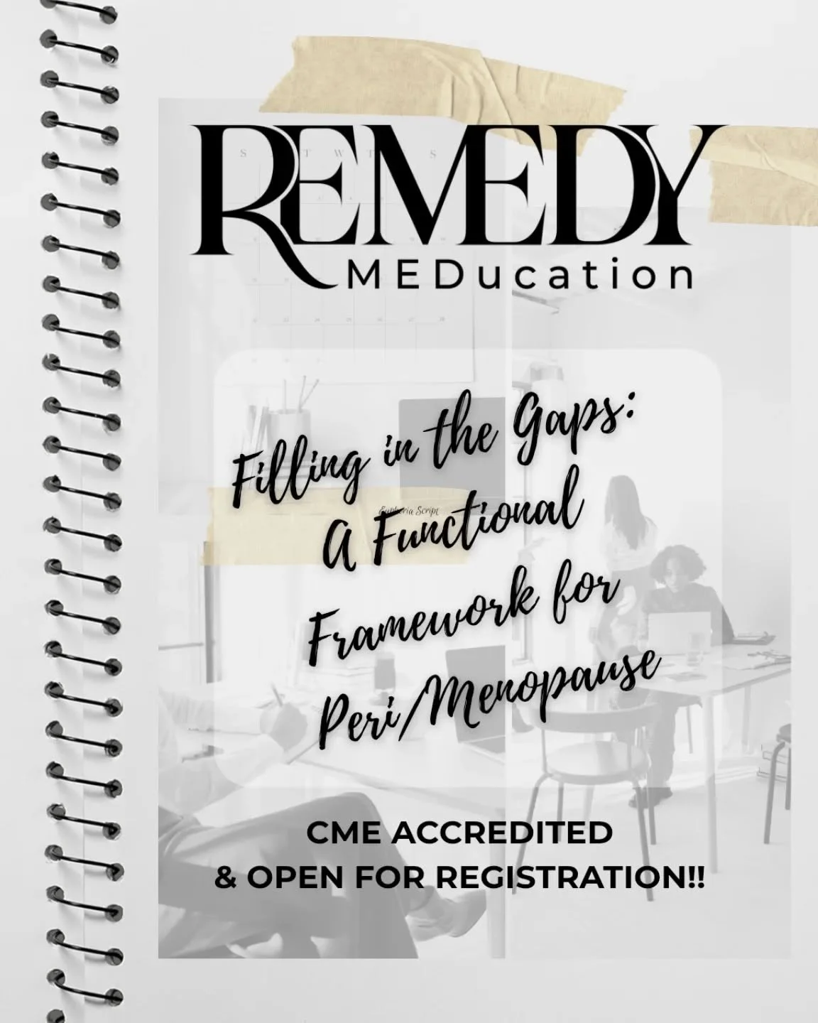 Remember when I said I don't know how to do anything small? 😅😬

The FiGs: A Functional Framework for Peri/Menopause flagship course is now FULLY ACCREDITED and open for registration 🤓🎉

Course content drops next week! 

This is the CME-accredited