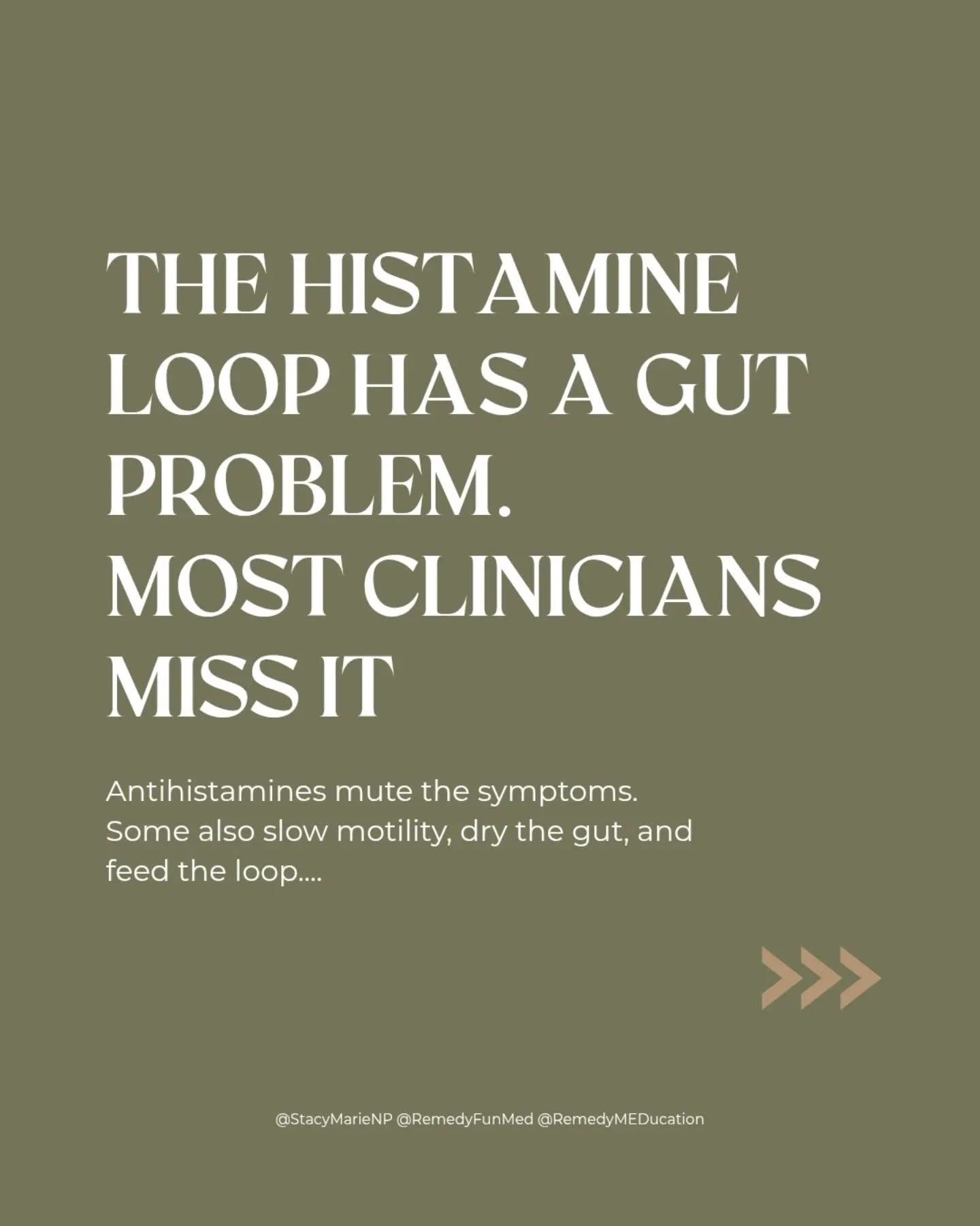 Antihistamines aren't the enemy.&nbsp;
But they're not the whole plan.

If Allegra + Pepcid took the edge off and then stopped working.... your gut is asking for attention.

DAO. The estrobolome.&nbsp;
The barrier. The mast cells. The hormones.
None 