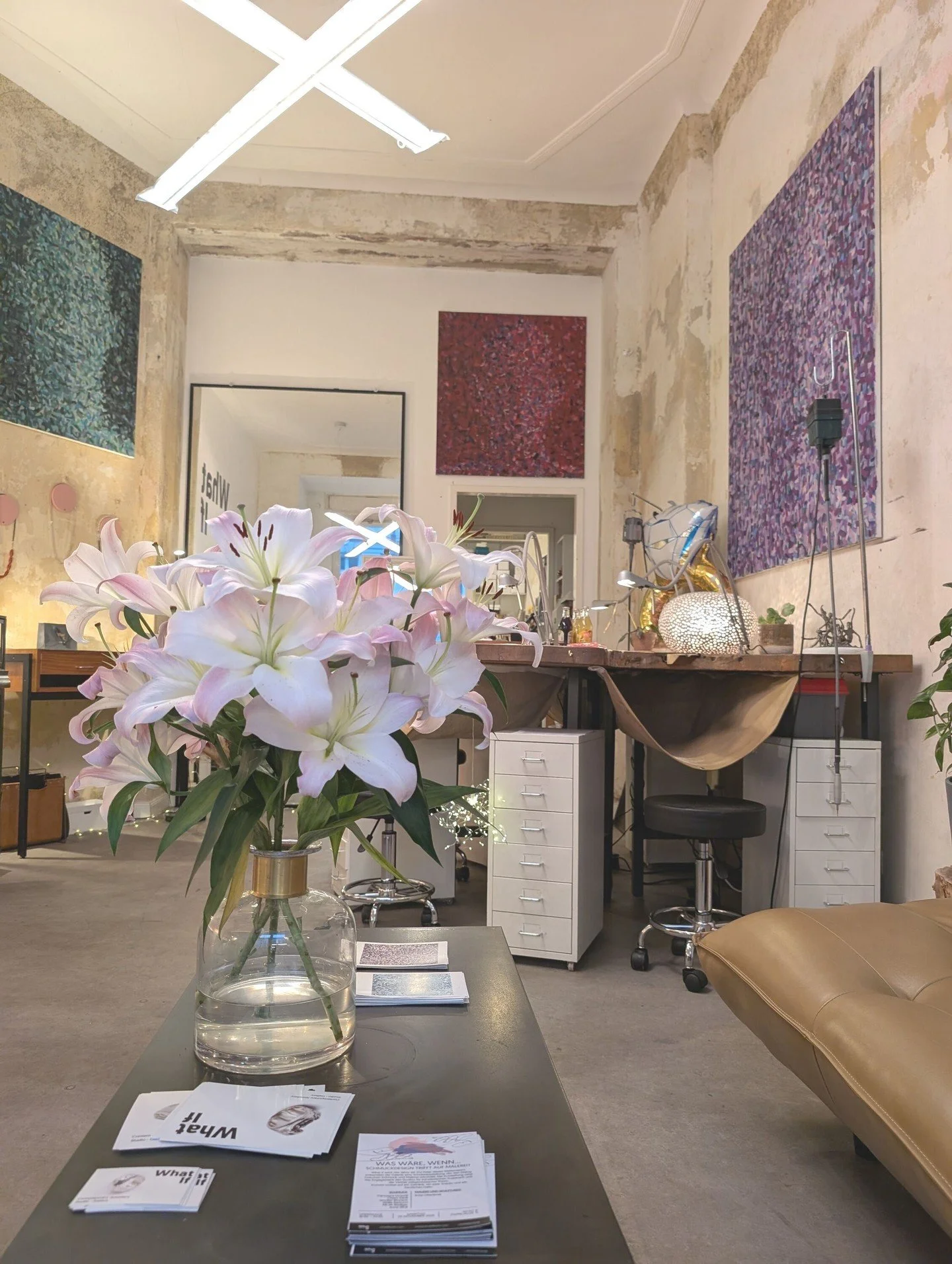 The exhibition What if ...Jewellery meets Painting? is still going on for the month of January. During the holidays we are still open only by appointment but from the 5th of Jan we come back with our normal opening hours!
 @ilonaottenbreit
*
For inqu