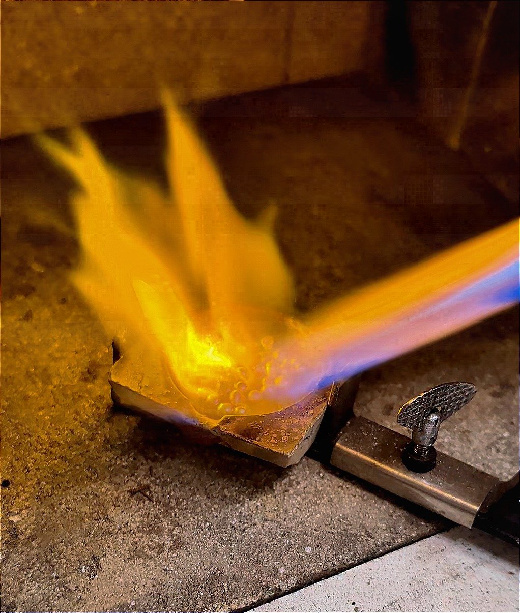 Where everything begins ✨

Silver meeting flame: shifting, softening, becoming something new.

It&rsquo;s one of the very first steps in the process, before shape, before detail. Just material and heat, and the start of an idea.

Every piece passes t