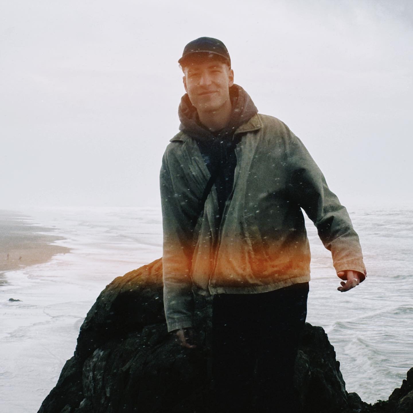 a smile for my mum as a proof of my wellbeing.