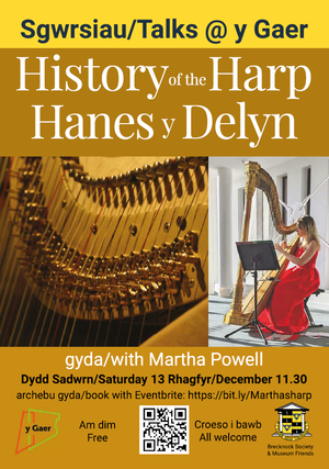 Talks at Y Gaer: The History of the Harp with Martha Powell