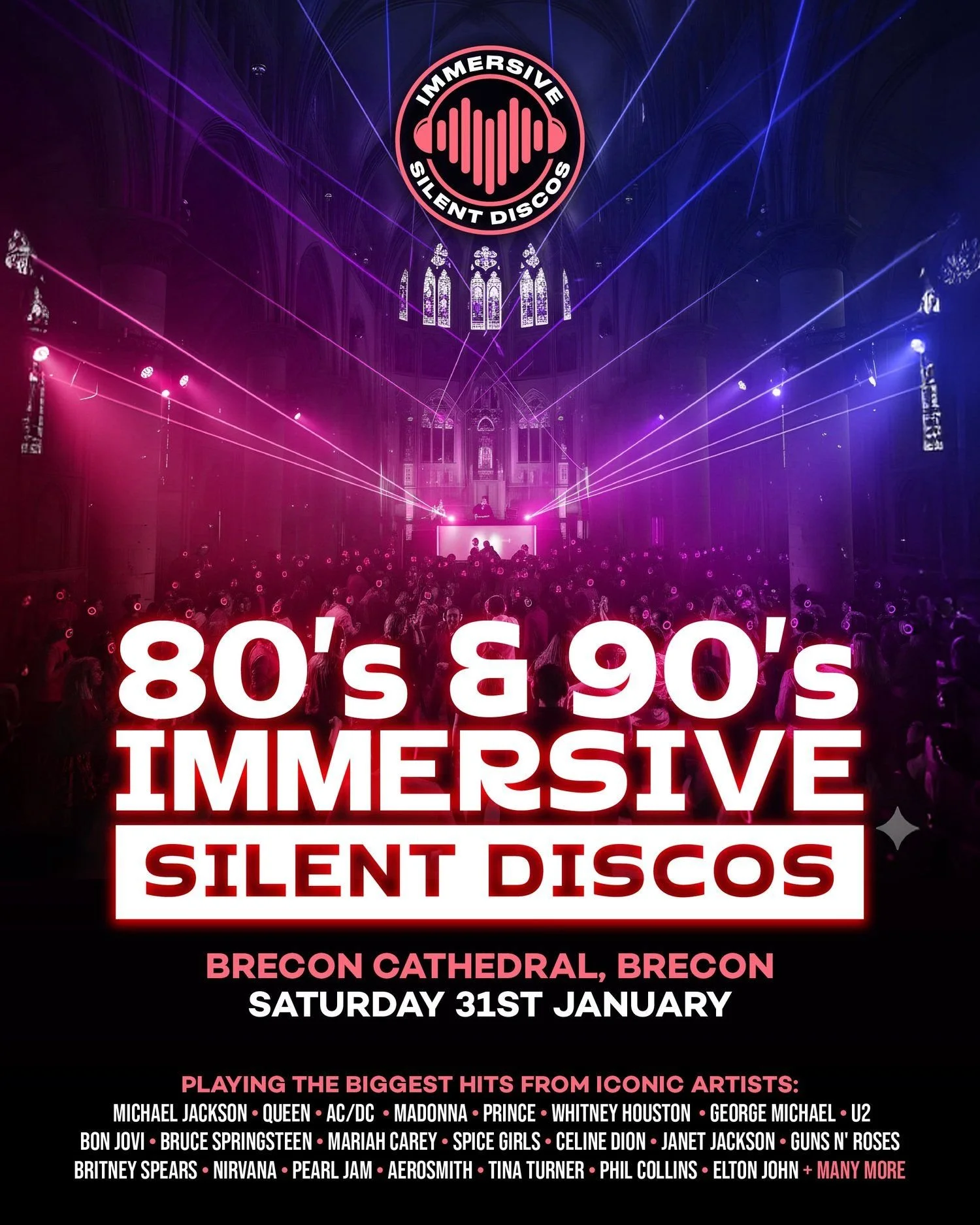 Immersive Silent Discos at Brecon Cathedral