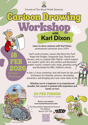 Cartoon Drawing Workshop with Karl Dixon