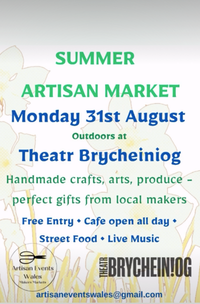 Summer Artisan Market at Theatr Brycheiniog