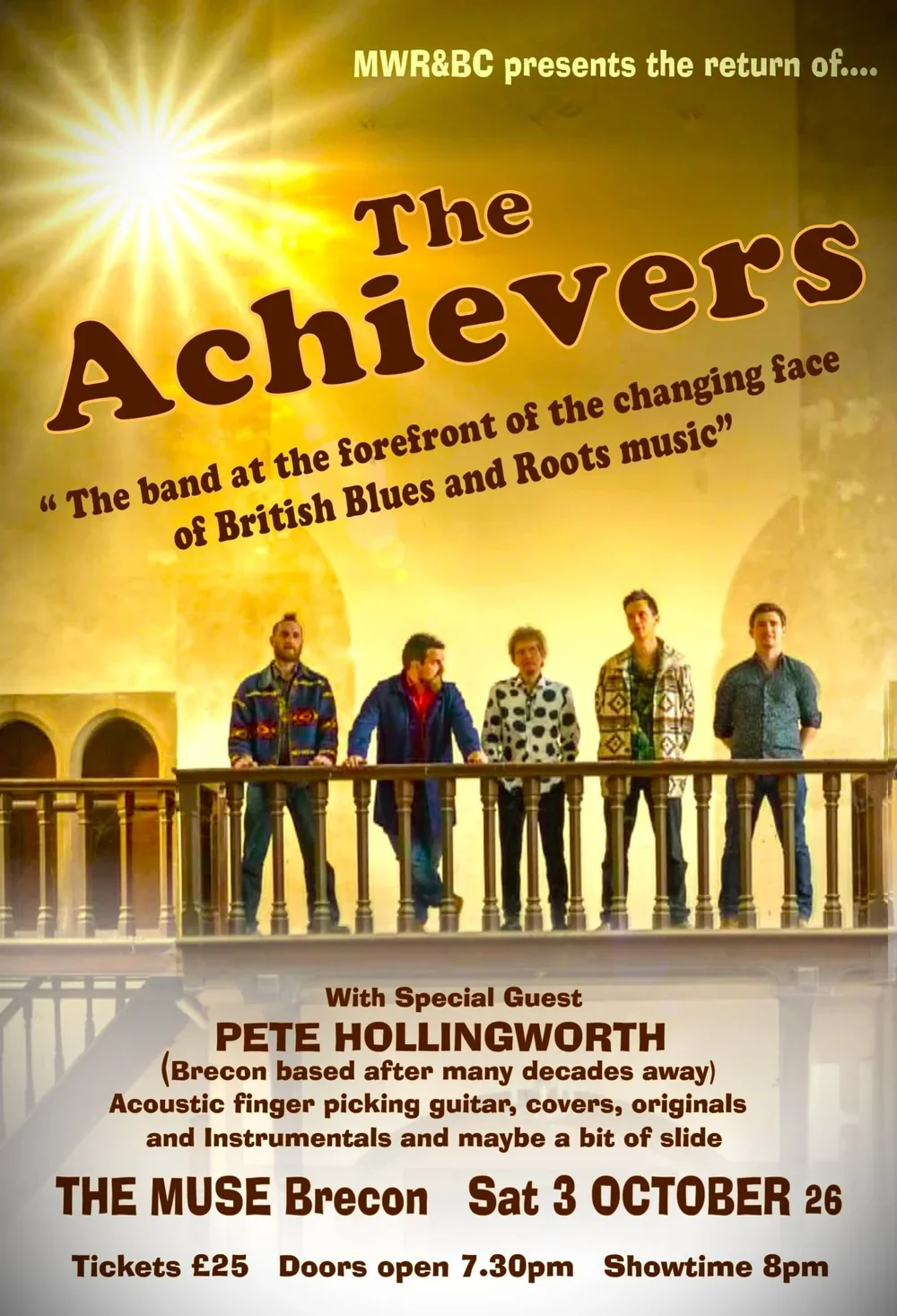 The Mid Wales R&amp;B Club presents The Achievers