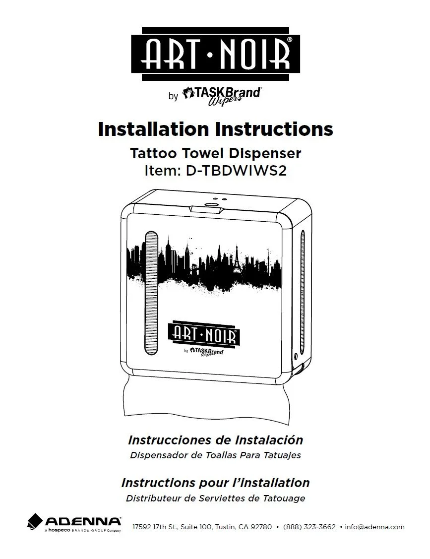 Dispenser Mounting Instructions