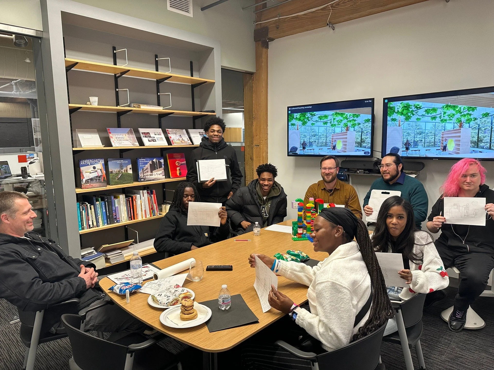 We loved having students from @district227_ spend part of Groundhog SHADOW Day with us in the office.

It was a chance to share what an architecture firm looks like day to day: how teams work together, how ideas move from sketch to model to documents