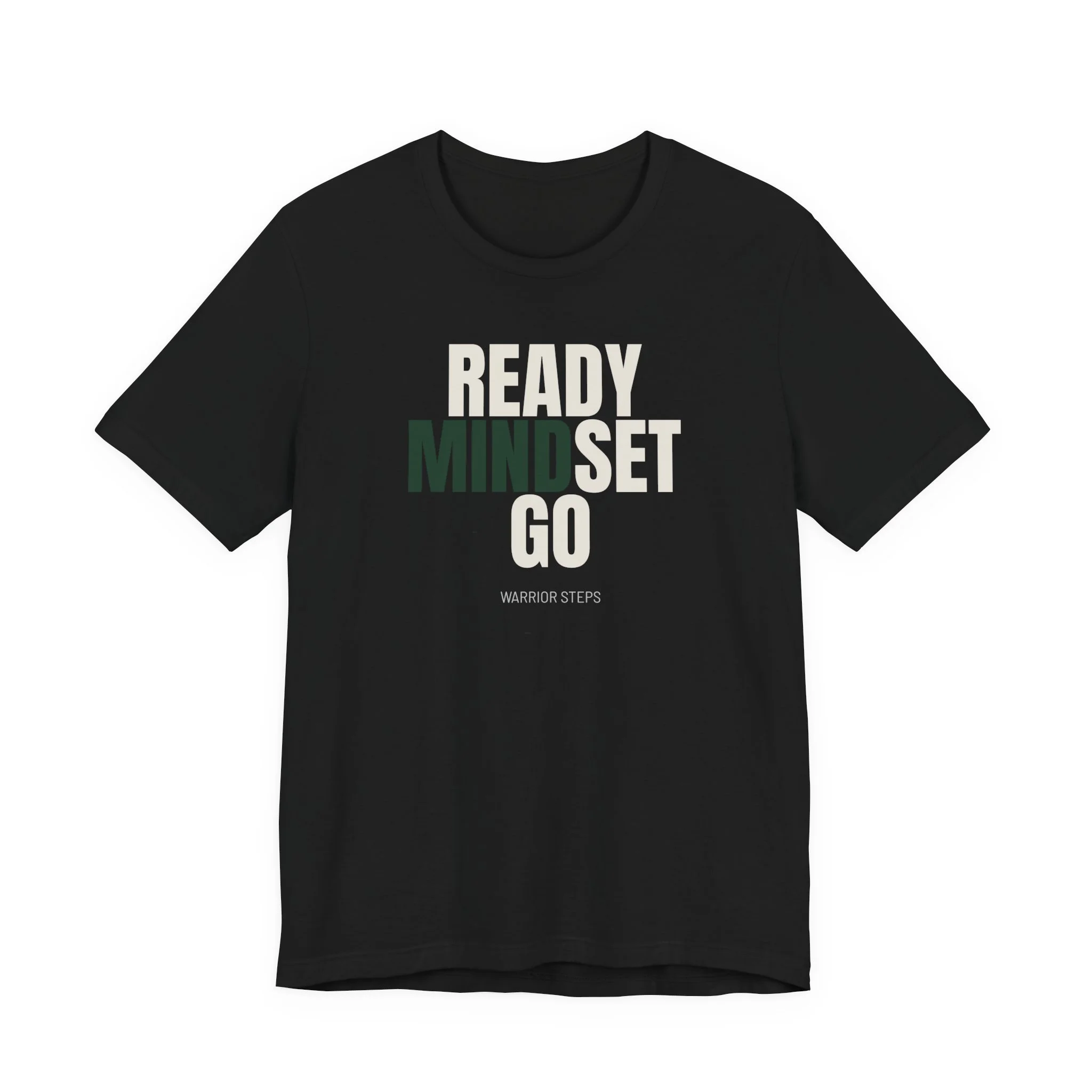 Ready MindSet Go Tee — (Green Font)
