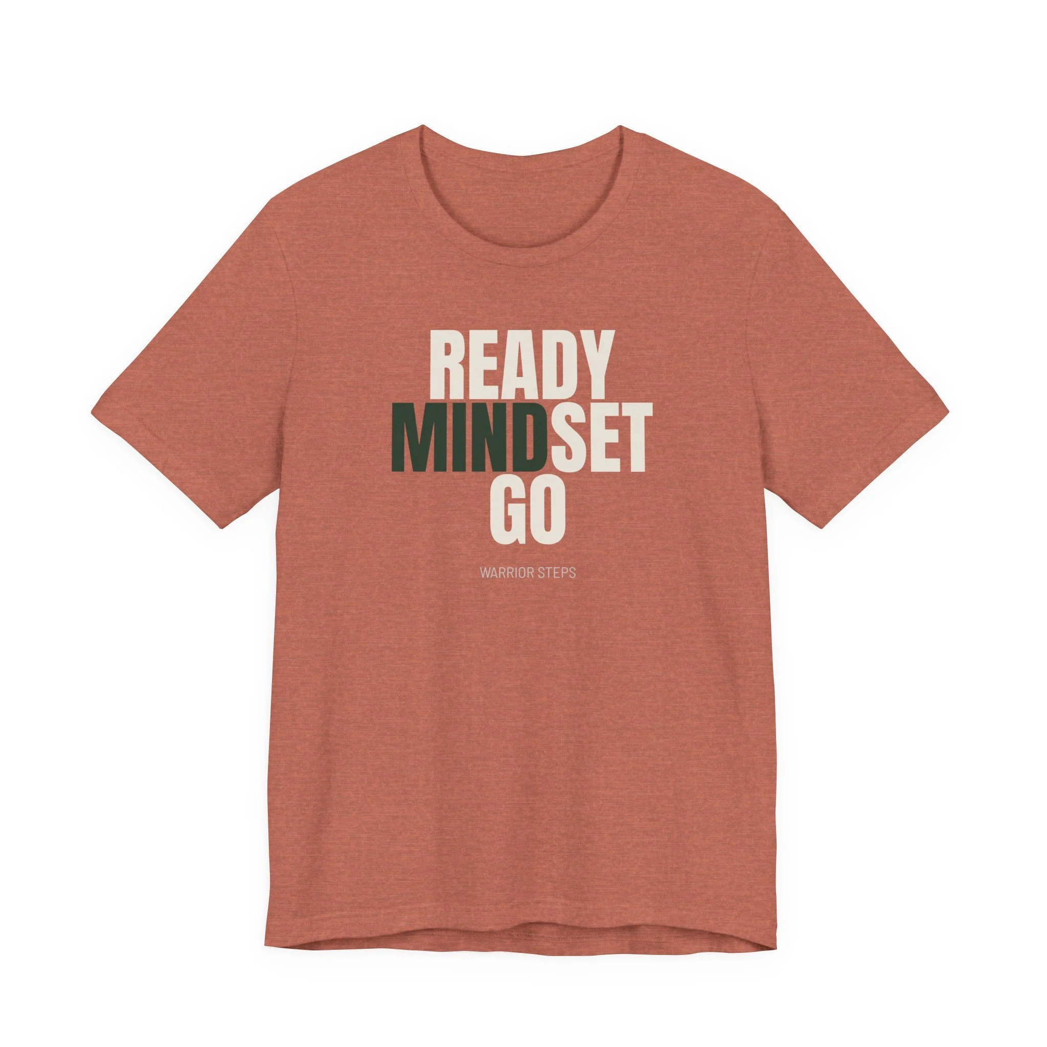 Ready MindSet Go Tee — (Green Font)