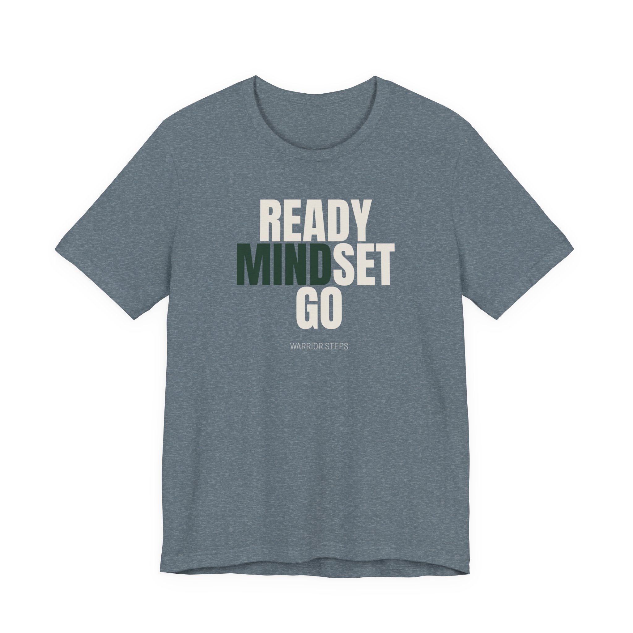 Ready MindSet Go Tee — (Green Font)
