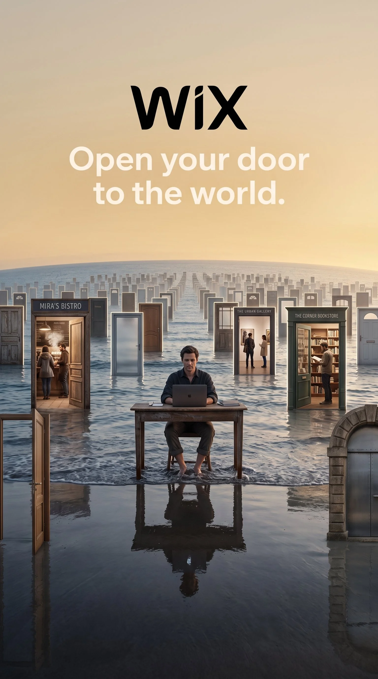Creator_working_at_beach_desk_202608251545.jpeg