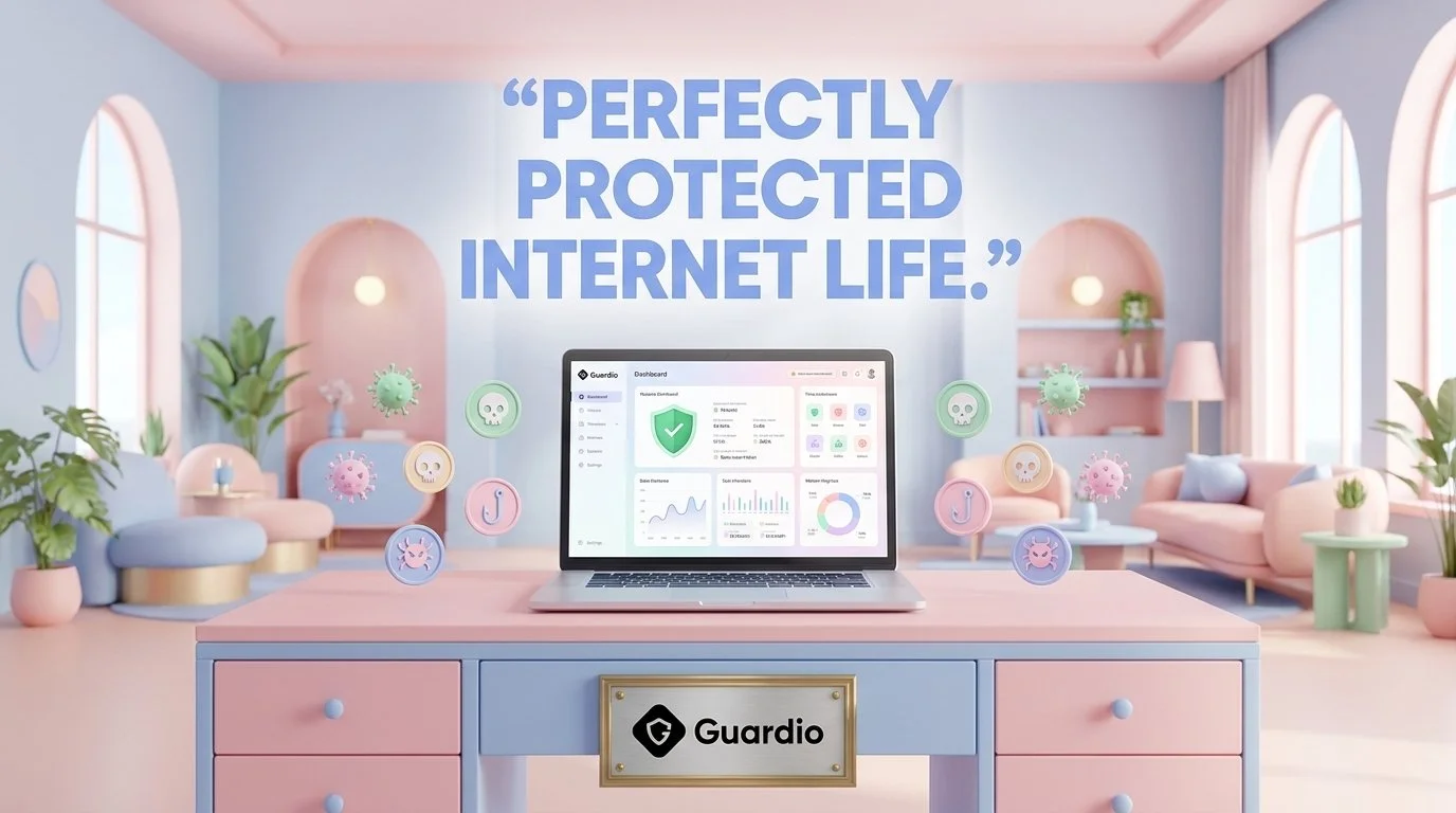 Guardio_dashboard_with_threat_icons_202605111939.jpeg