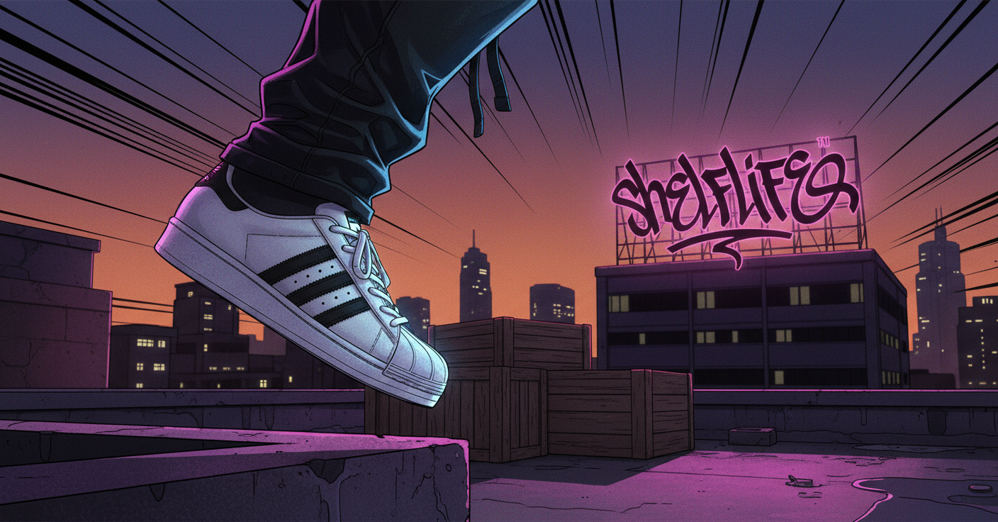 freepik__foreground-one-adidas-superstar-sits-midstep-on-a-__8847.png