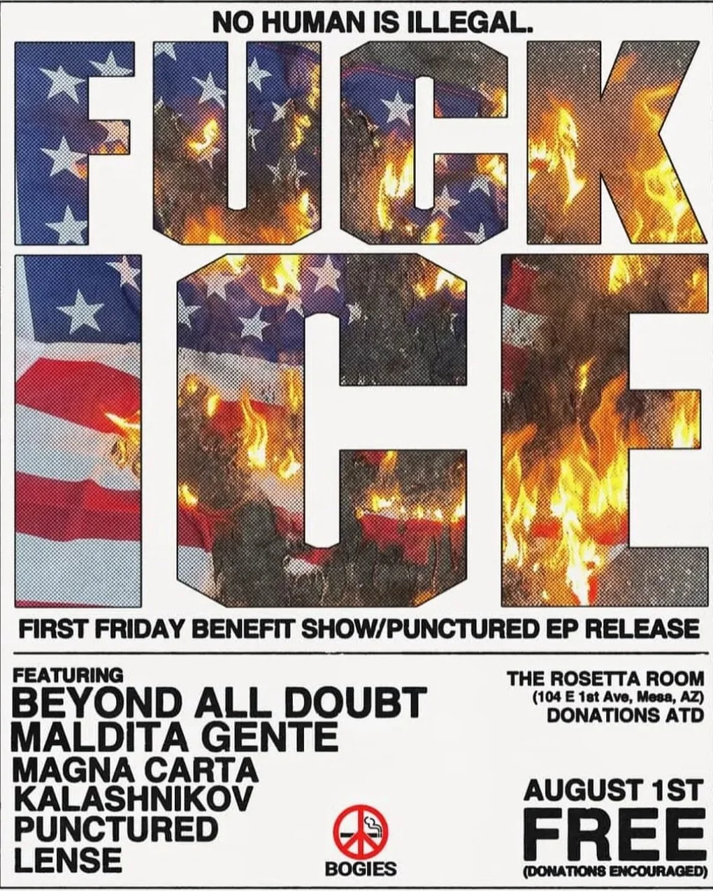 Fuck Ice First Friday Benefit Show