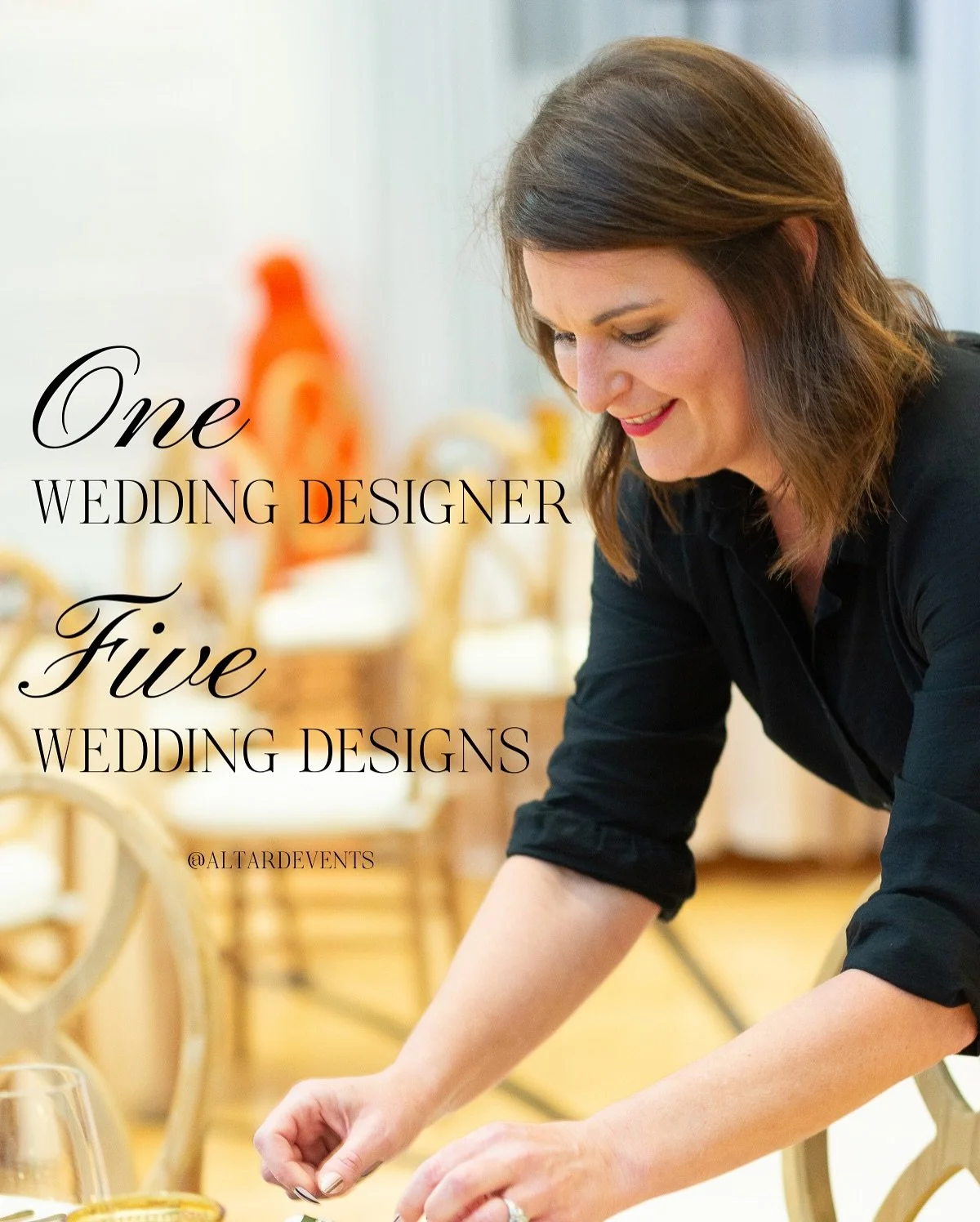 One planner, endless possibilities. ✨

From timeless romance to bold modernity, each design is tailored to reflect you.

Our signature planning and design process ensures that no two celebrations ever look&mdash;or feel&mdash;the same.

Ready to crea
