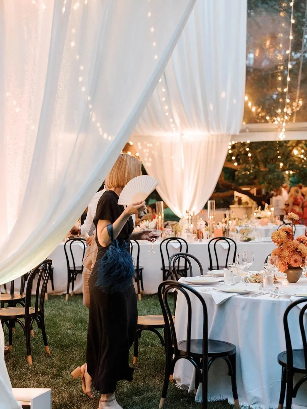 It&rsquo;s not just the design &mdash; it&rsquo;s the feeling.

The glow of candlelight, the warmth of string lights overhead, the familiarity of a place that already holds meaning&hellip;

An outdoor reception at home creates an atmosphere that feel