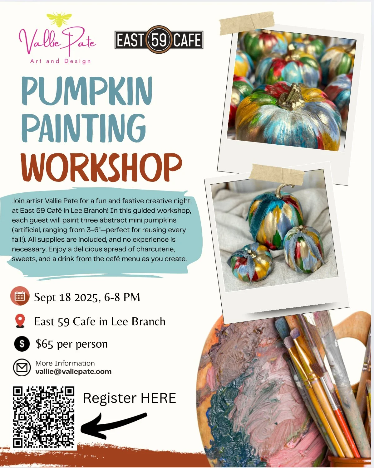 Abstract Pumpkin Painting