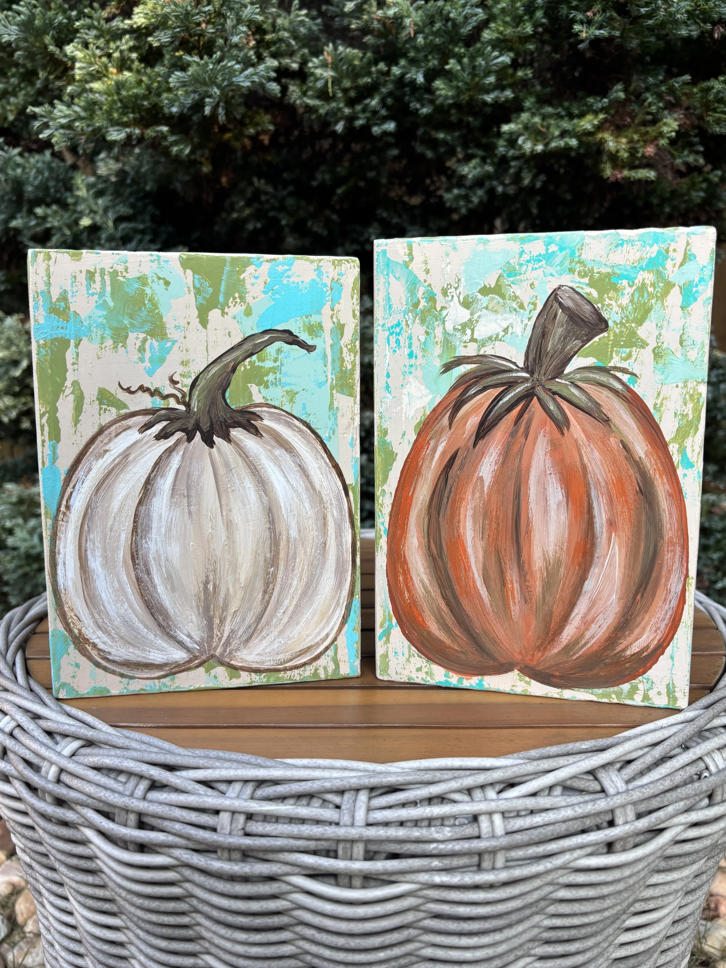 Pumpkin Paint & Pour