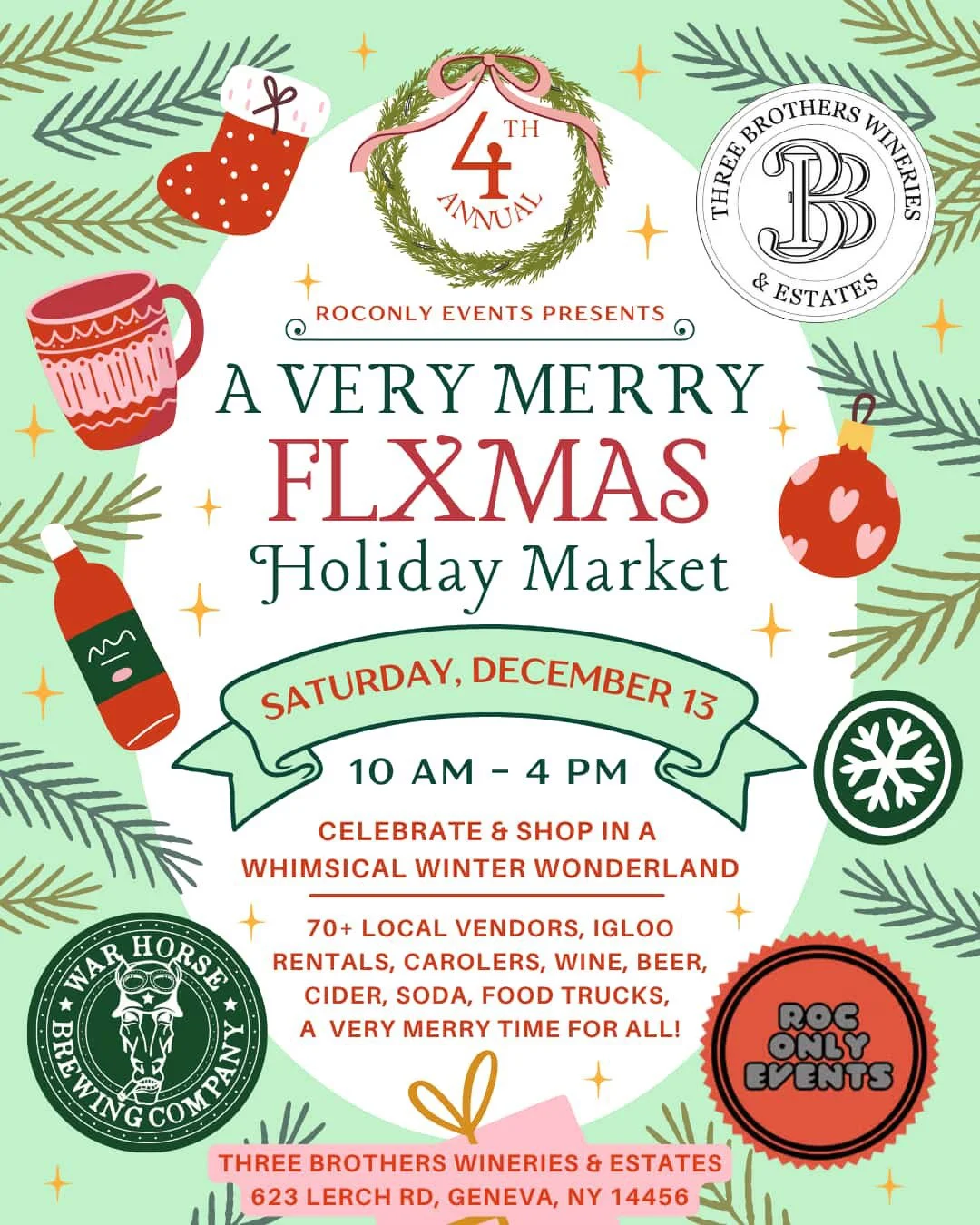 3 Brothers Holiday Market with ROCONLY Events