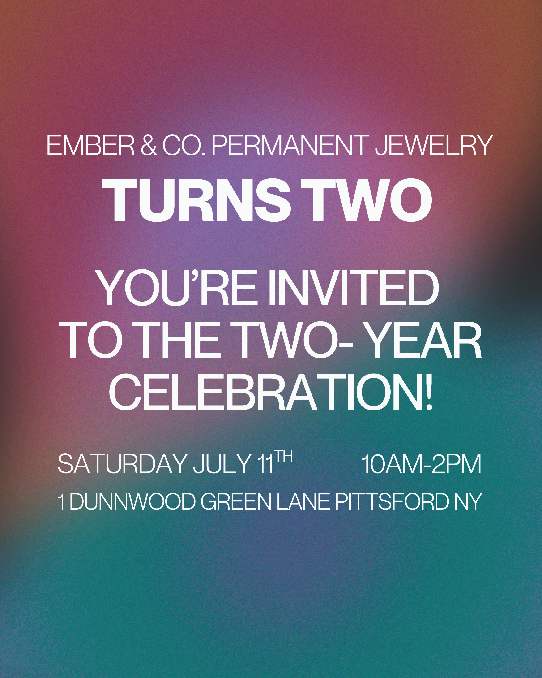 Ember & Co. Two Year Anniversary Party