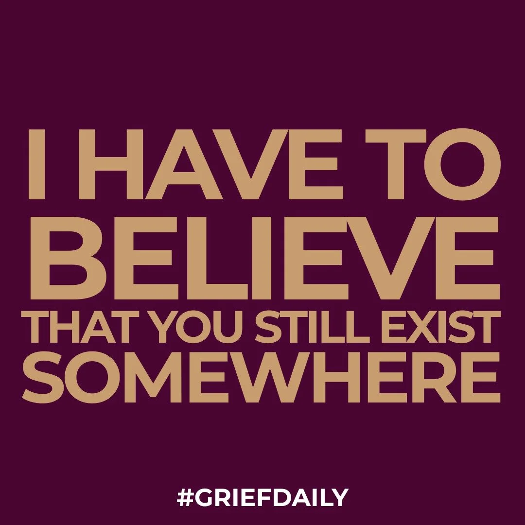It's the only way that life makes sense.

#griefislove #griefdaily