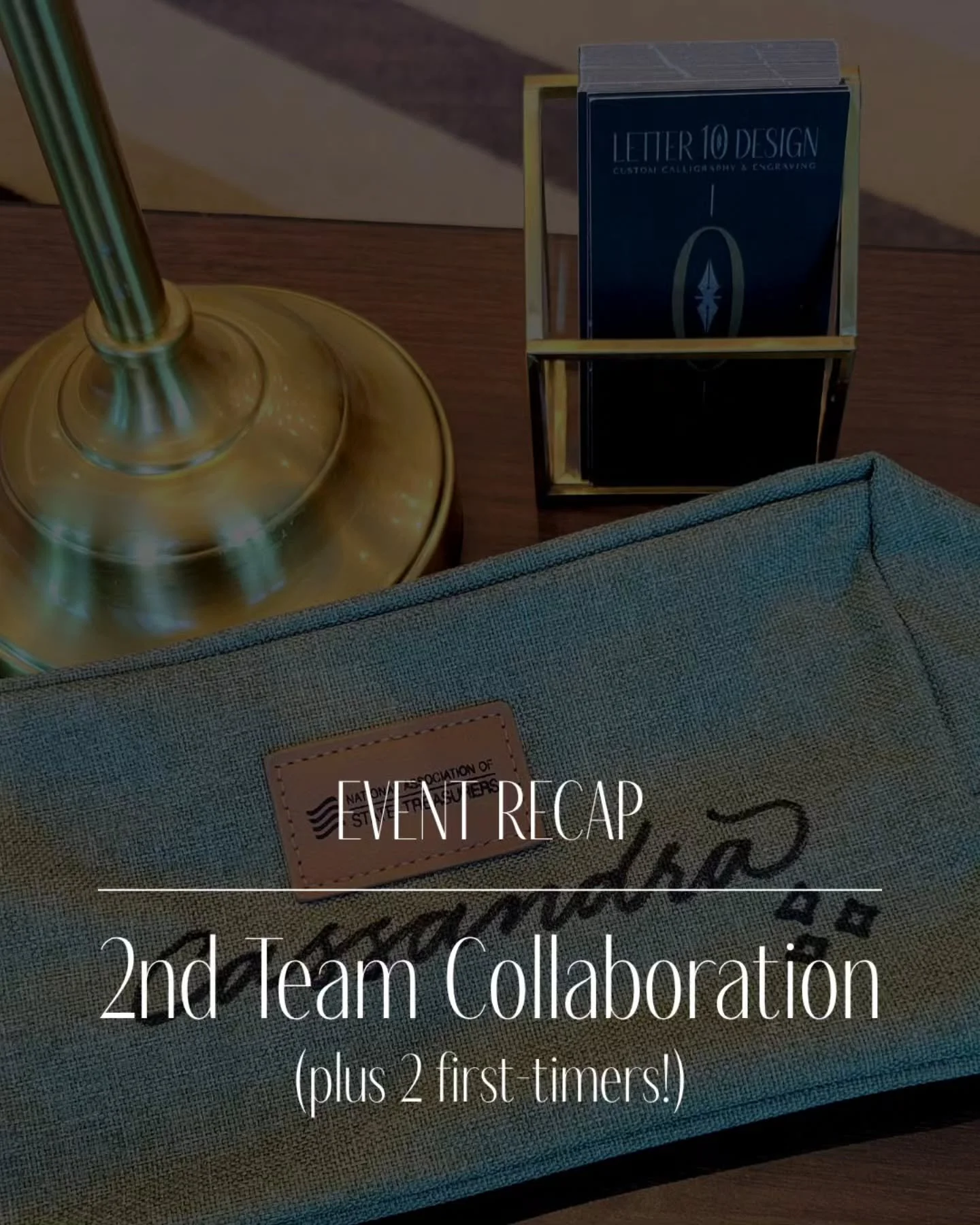 Event Recap | 2nd Team Collab

This live personalization came by way of a client referral, which is the best compliment for a small business.

The client was the National Association of State Treasurers (NAST) out of Washington, DC. State treasurers 
