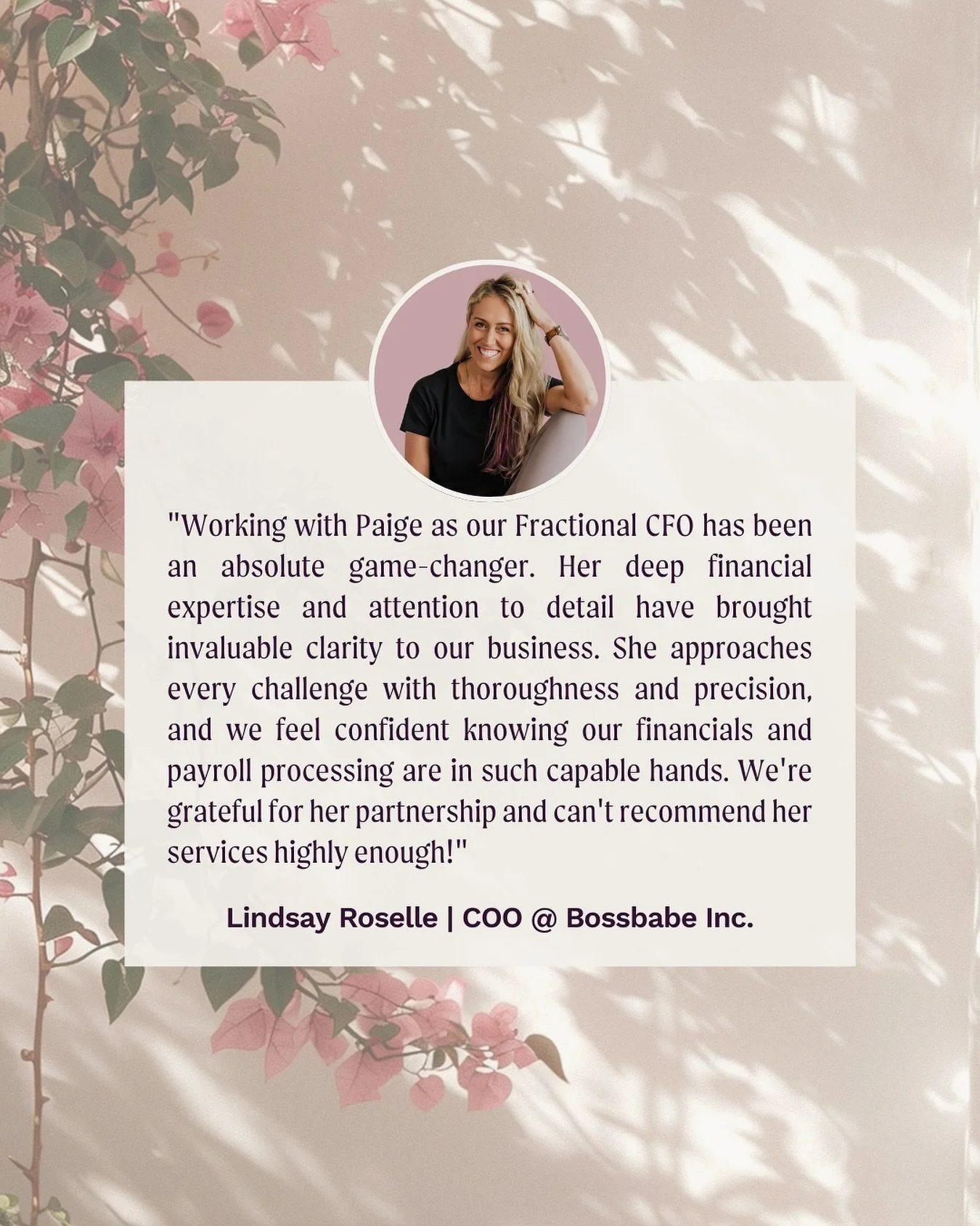 I live for those pinch me moments in business.

When you realize what you&rsquo;ve been quietly manifesting is actually becoming reality.

The fact that I get to work with amazing women (&amp; men), doing amazing things, growing amazing businesses is