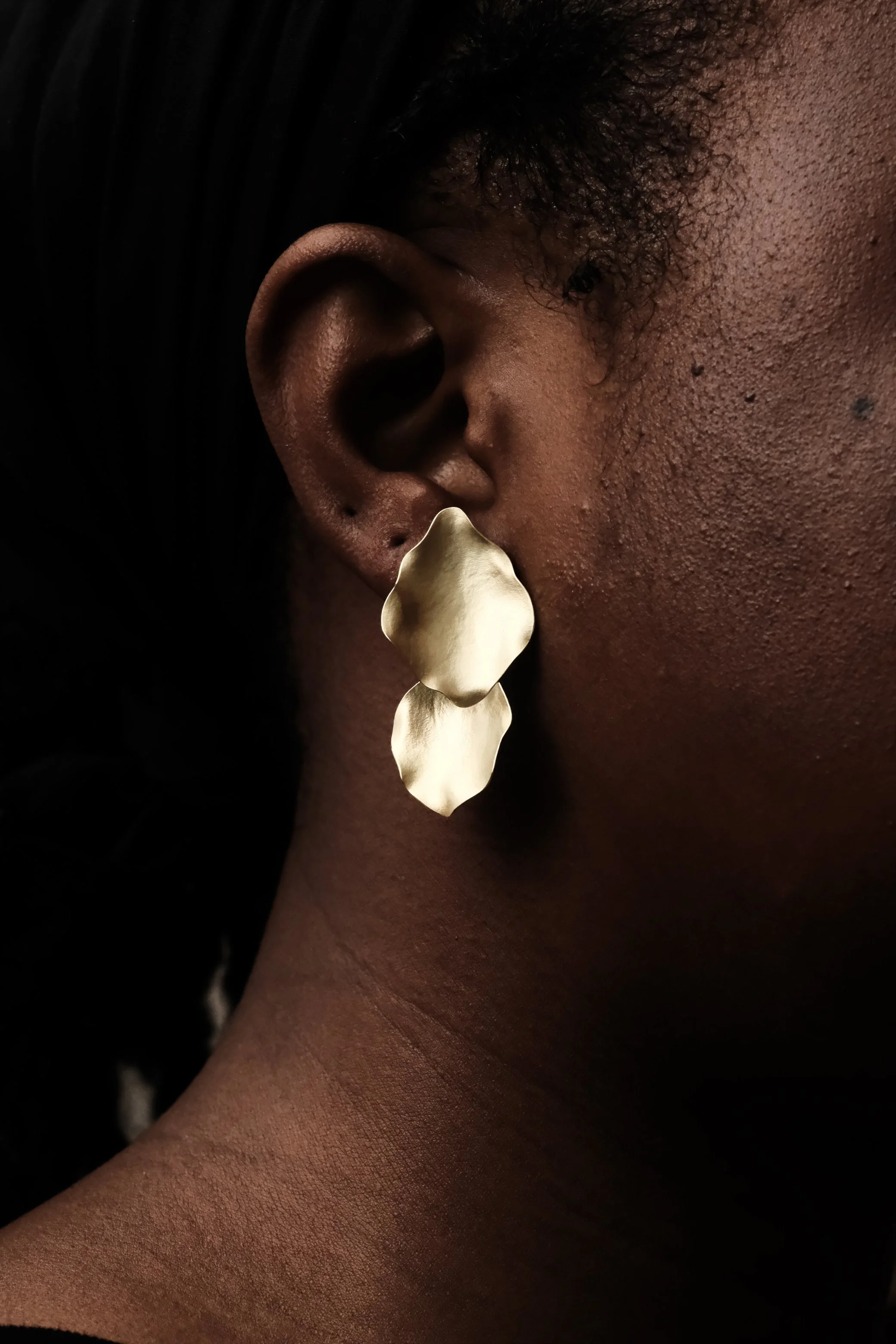 Golden Peach Earrings