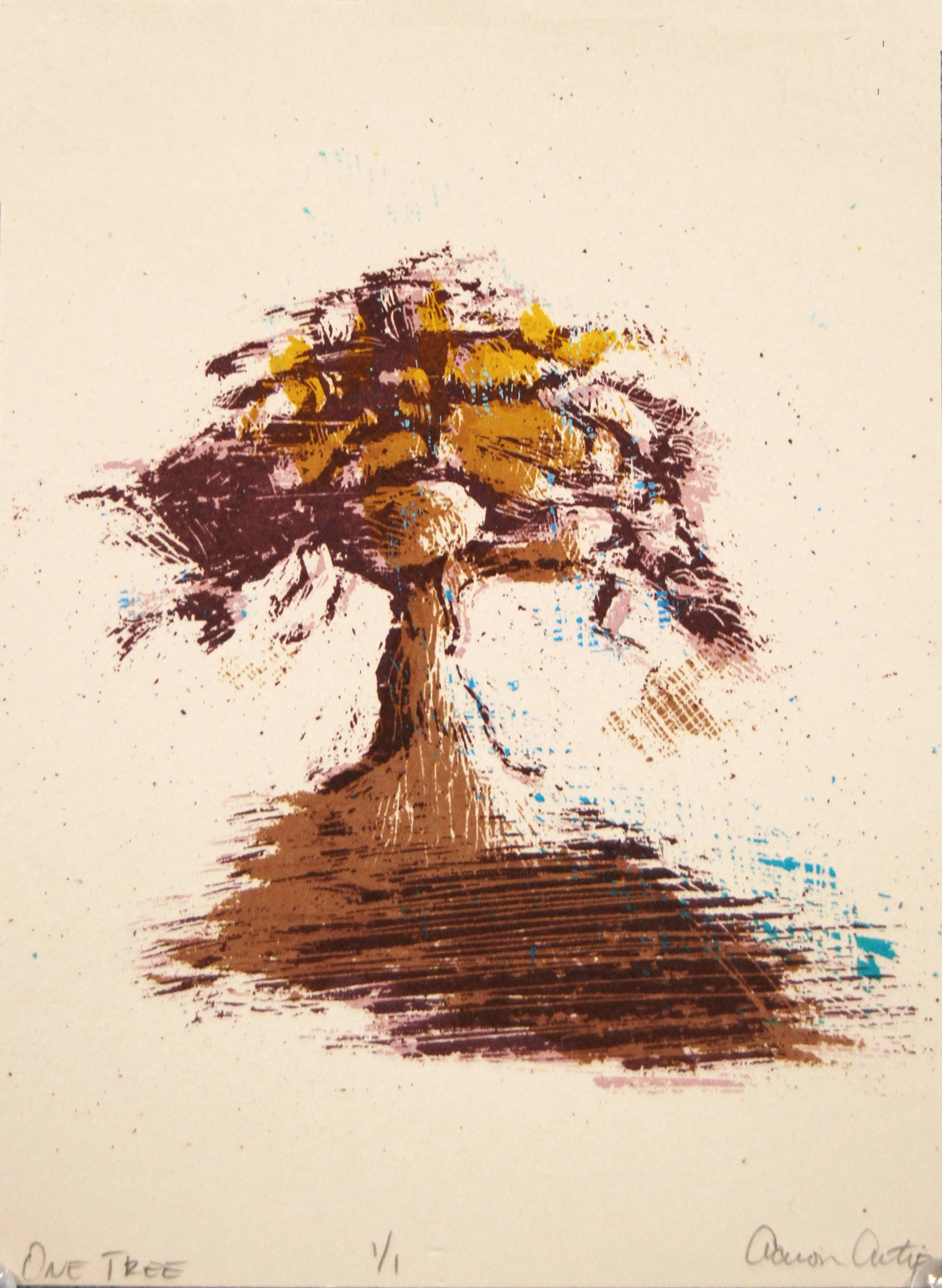 Aaron Artrip.One Tree.Silkscreen.6x8.2011jpg.jpg