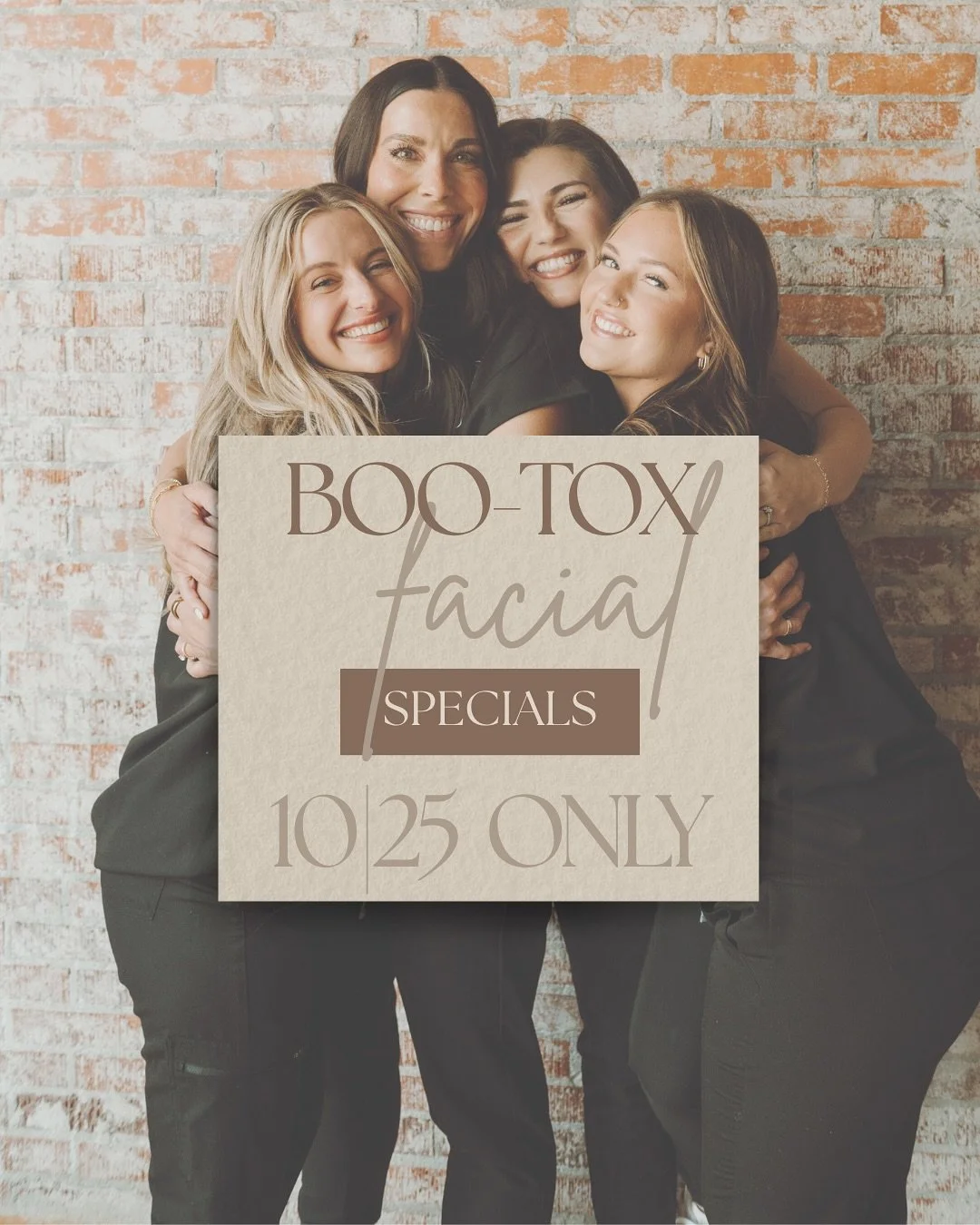 Get ready for a spook-tacular glow! 🎃 👻 

Check out our BOO-TOX facial specials, available for purchase on 10/25! Can pre-purchase the day of the event, or get treated at the event! 

Limited spots for 10/25 treatment, call 406-396-7083 to book 📱 