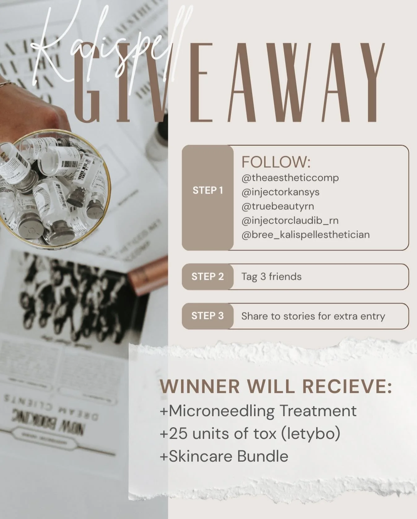 To celebrate our ONE YEAR anniversary of taking over the Kalispell location, we are running this fantastic giveaway that one lucky winner will win! 🤩

PLEASE READ BELOW! 👇🏽 

This page is going away in March. We are sharing and operating solely on