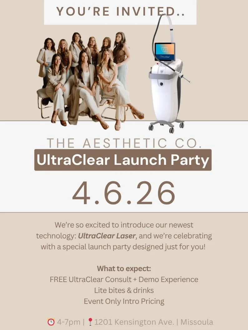 Missoula &amp; Kalispell UltraClear Launch Party! 🎉 

Missoula: April 6th 4-7pm
Kalispell: April 9th 4-7pm

Hope to see you all there!!